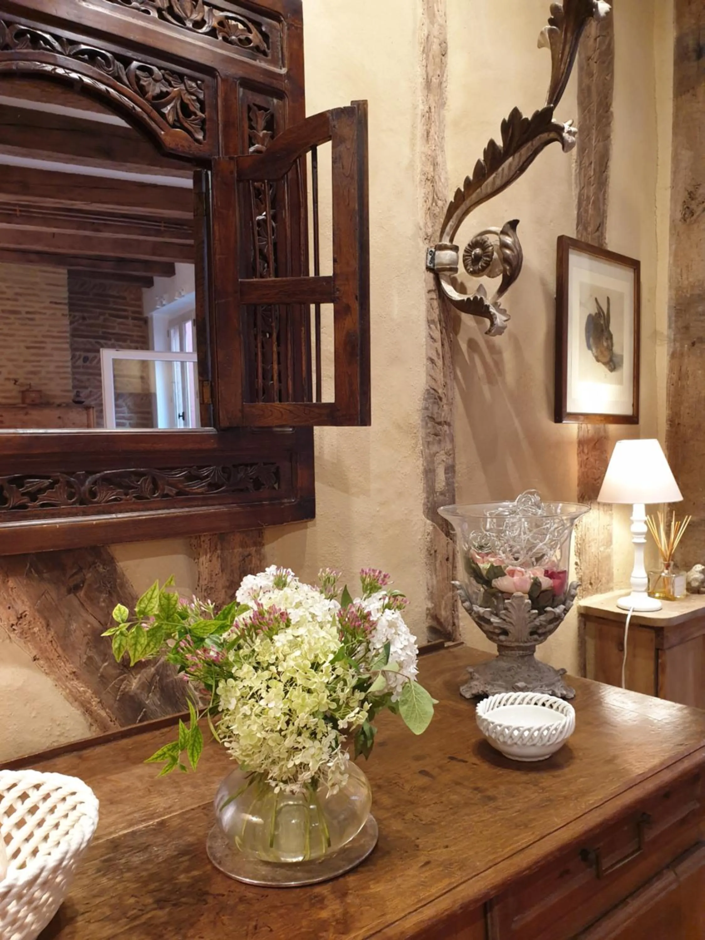 Living room in Ombre Rose