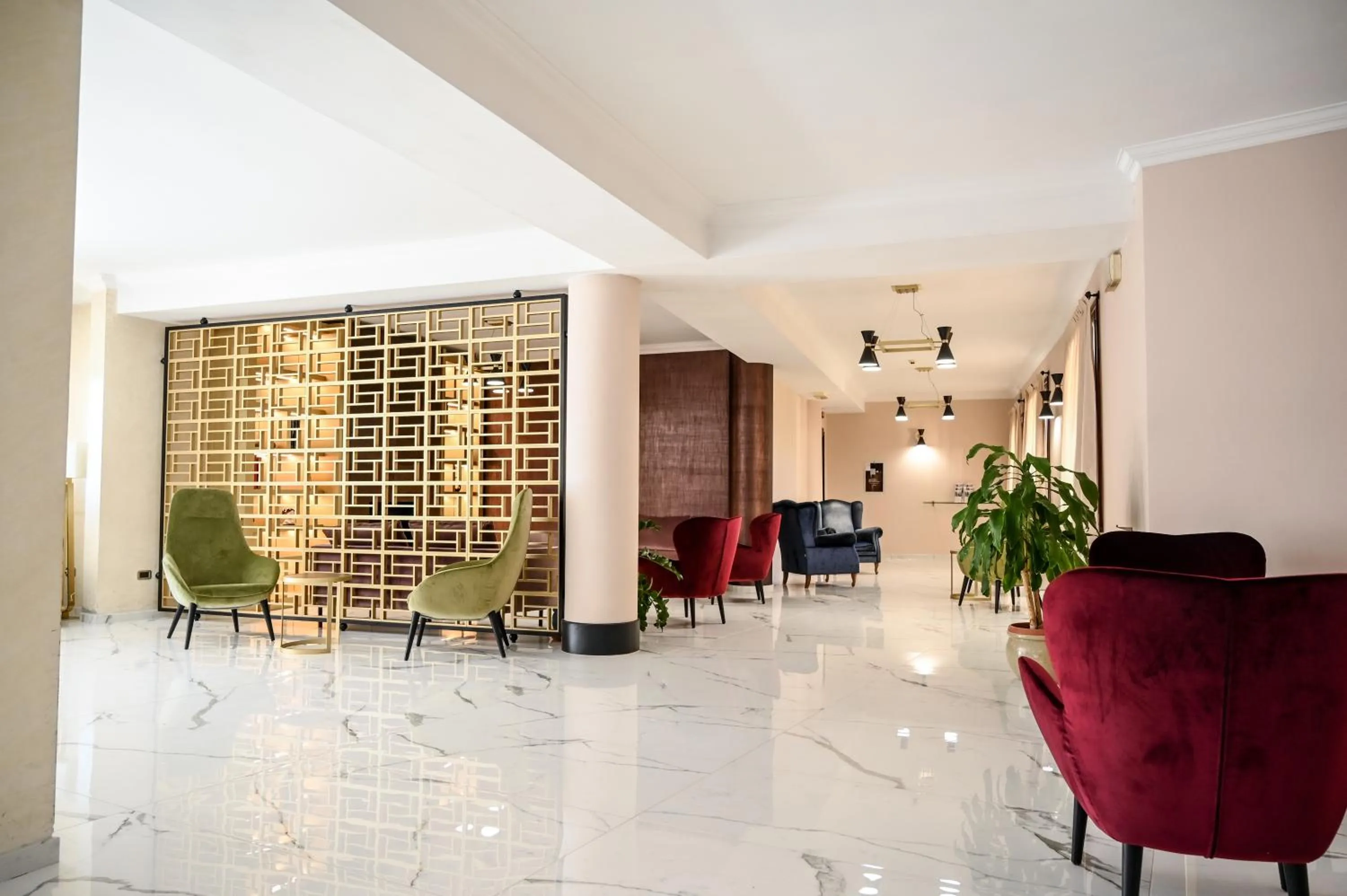 Lobby or reception in Roma Domus Hotel