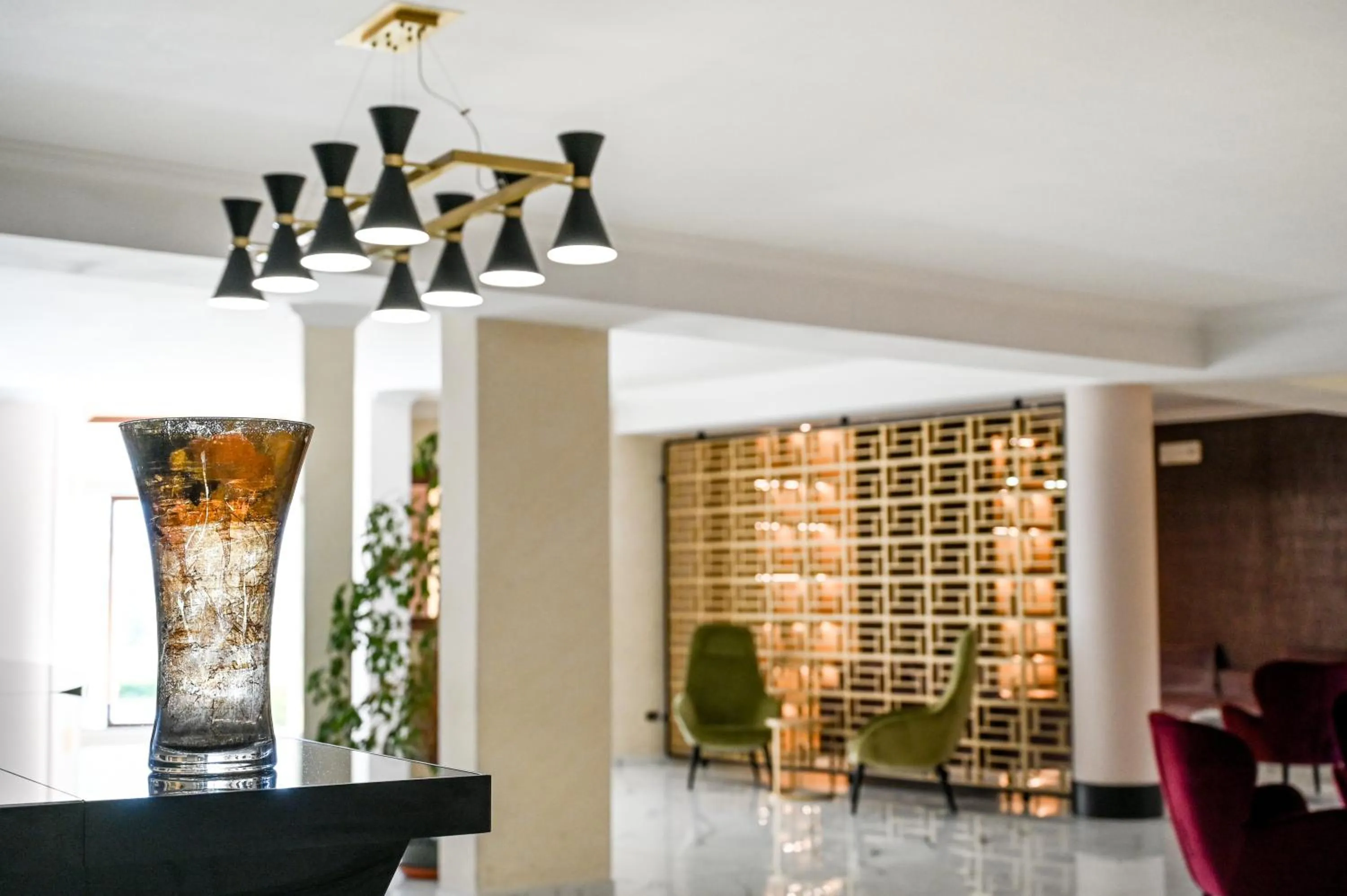 Lobby or reception in Roma Domus Hotel