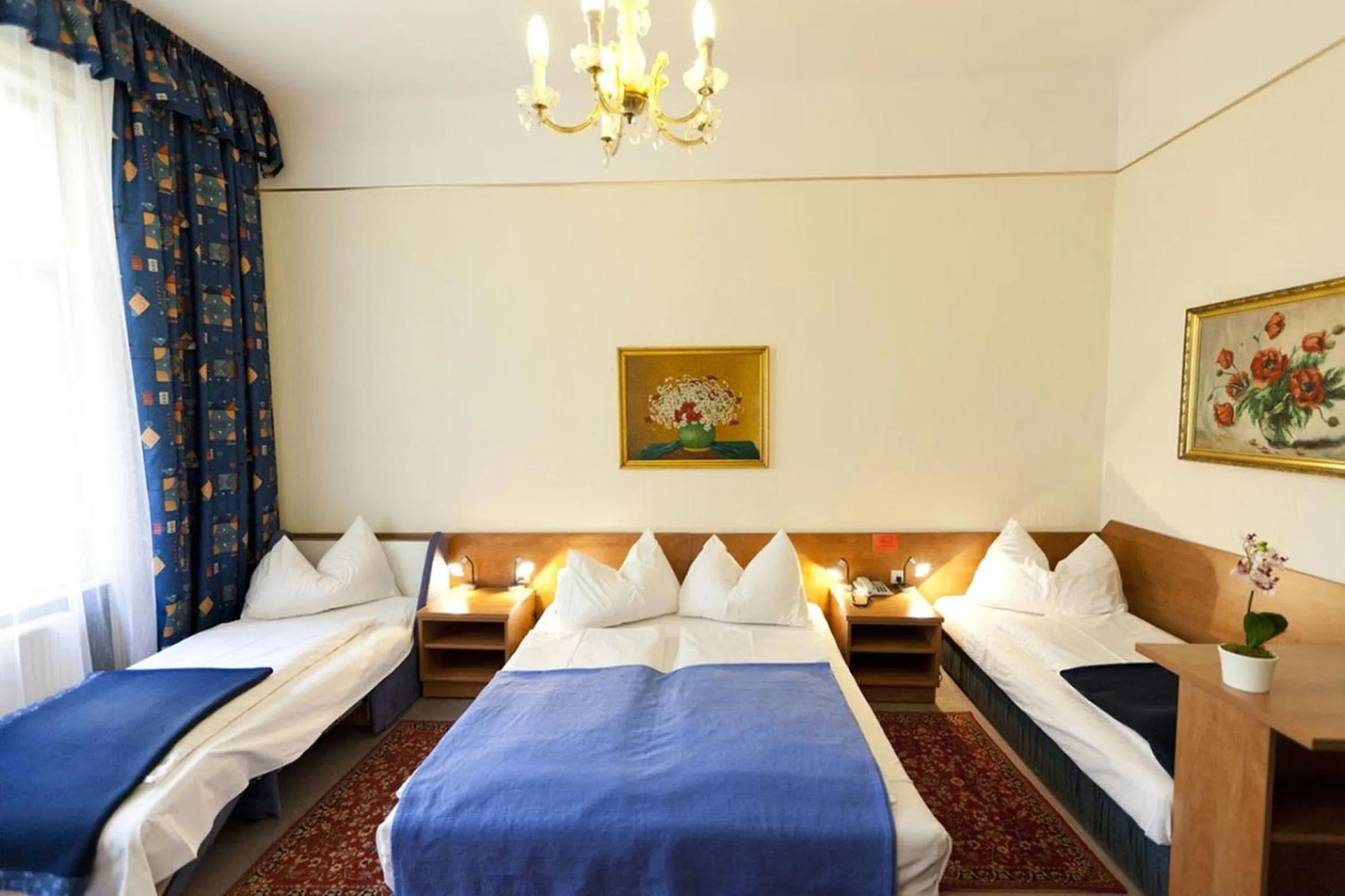 Bed in Hotel-Pension Bleckmann