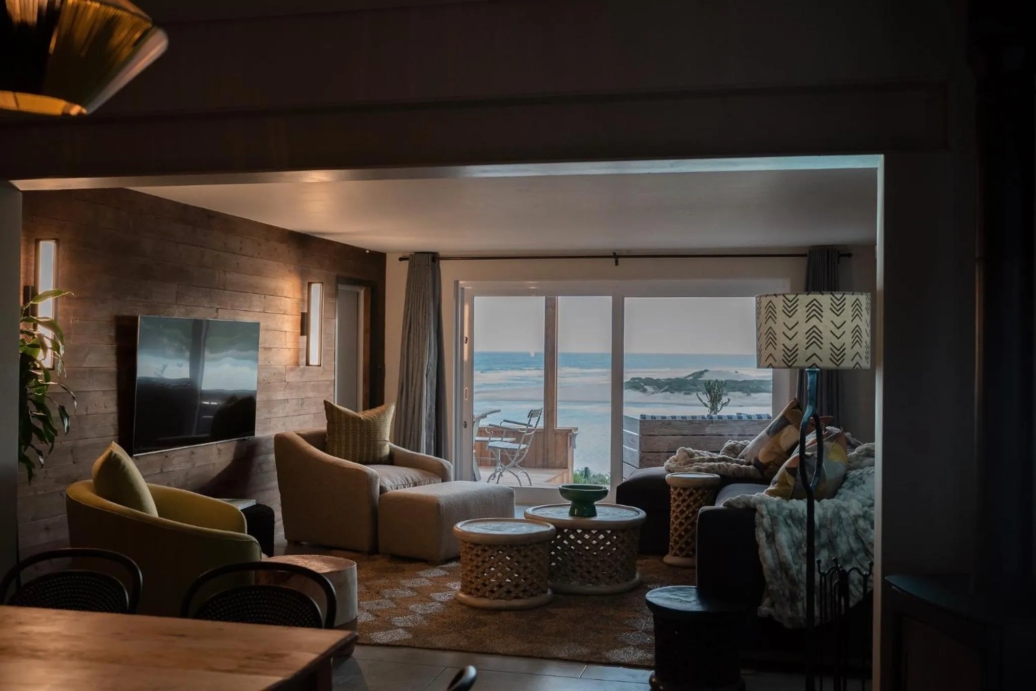 Communal lounge/ TV room in The Oyster Box Beach House by The Oyster Collection