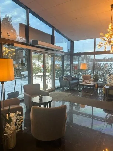 Lobby or reception in Almnäs Park Hotel