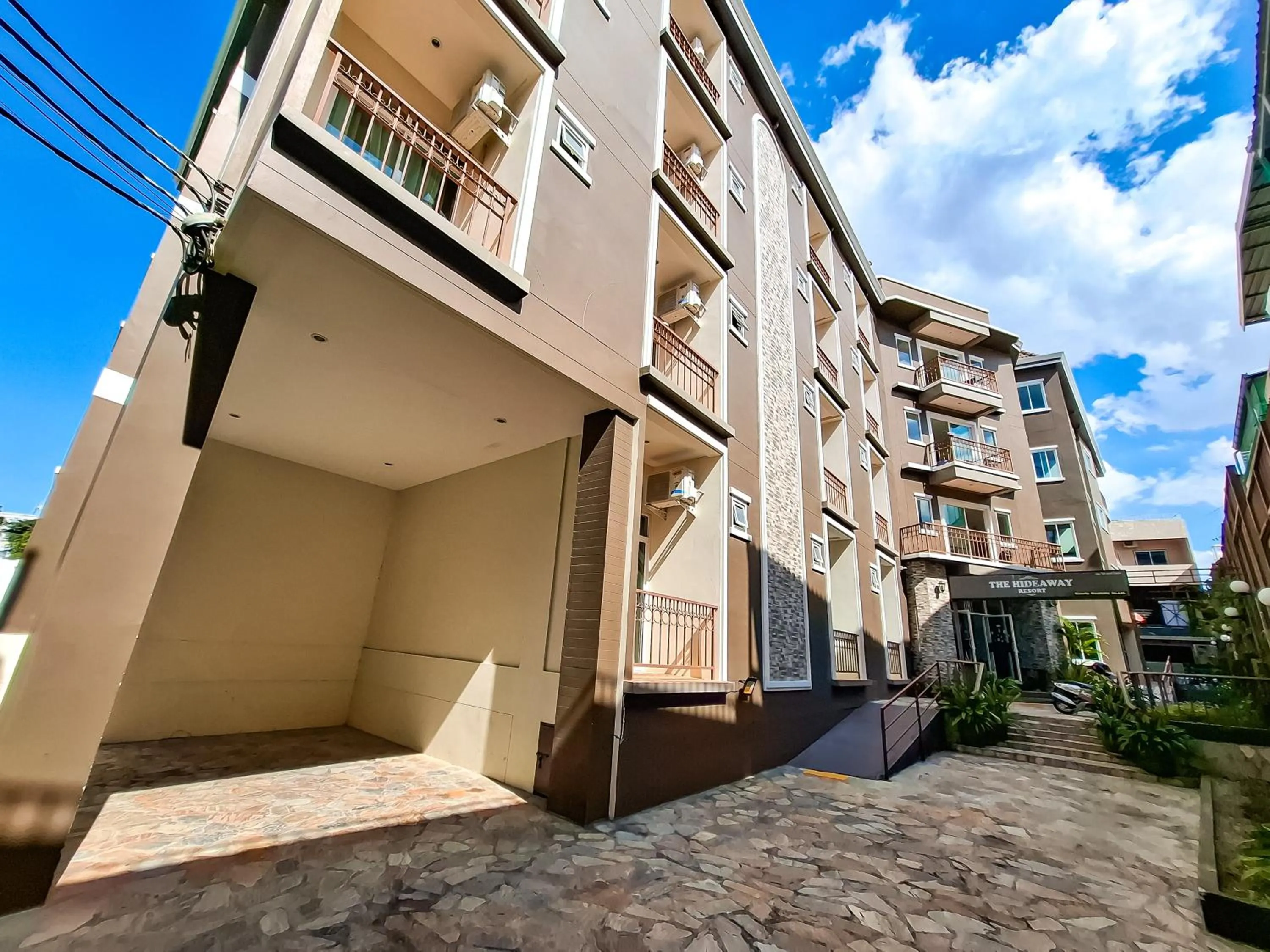 Property building in The Hideaway Resort Pattaya