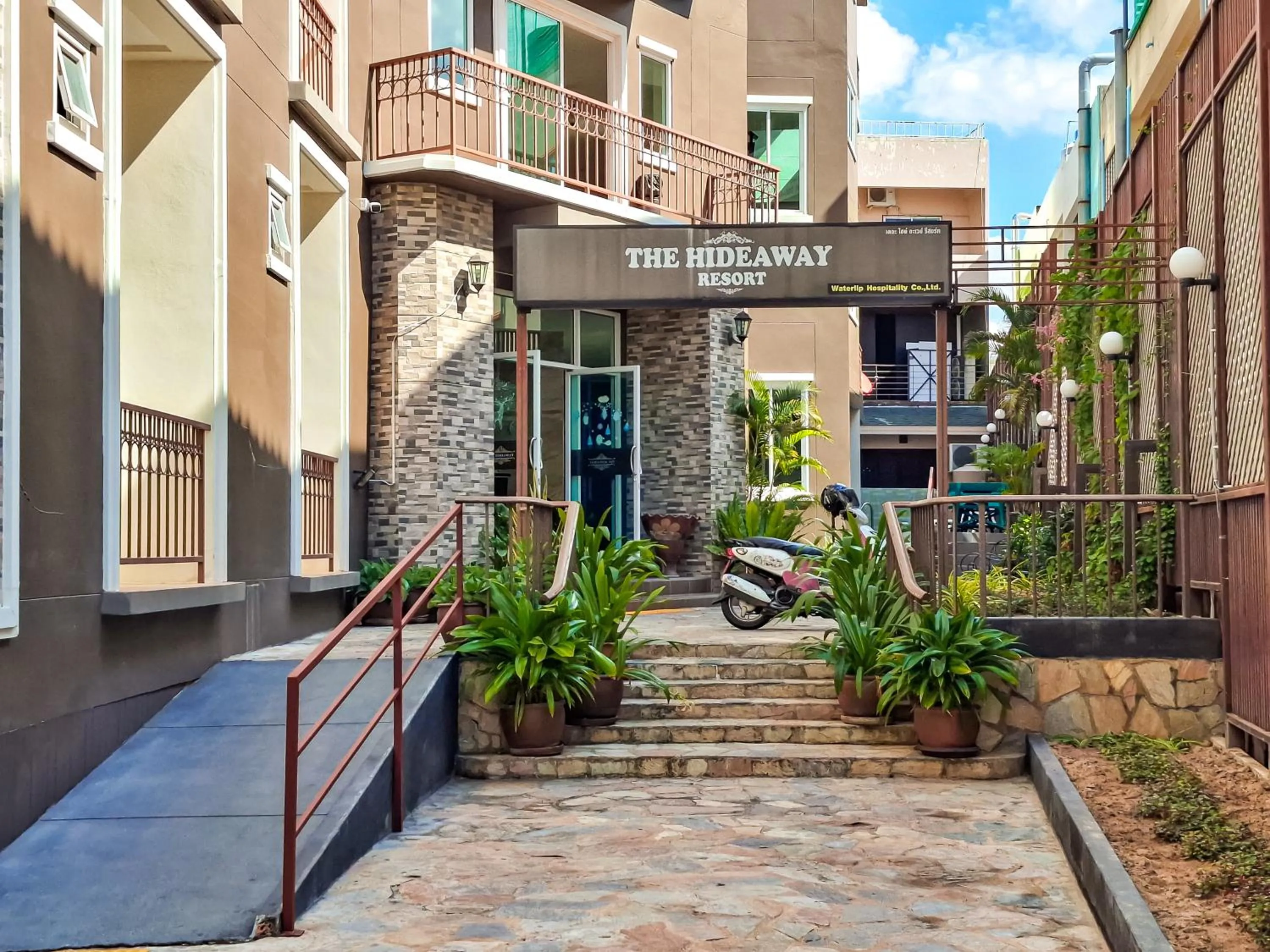 Property building in The Hideaway Resort Pattaya