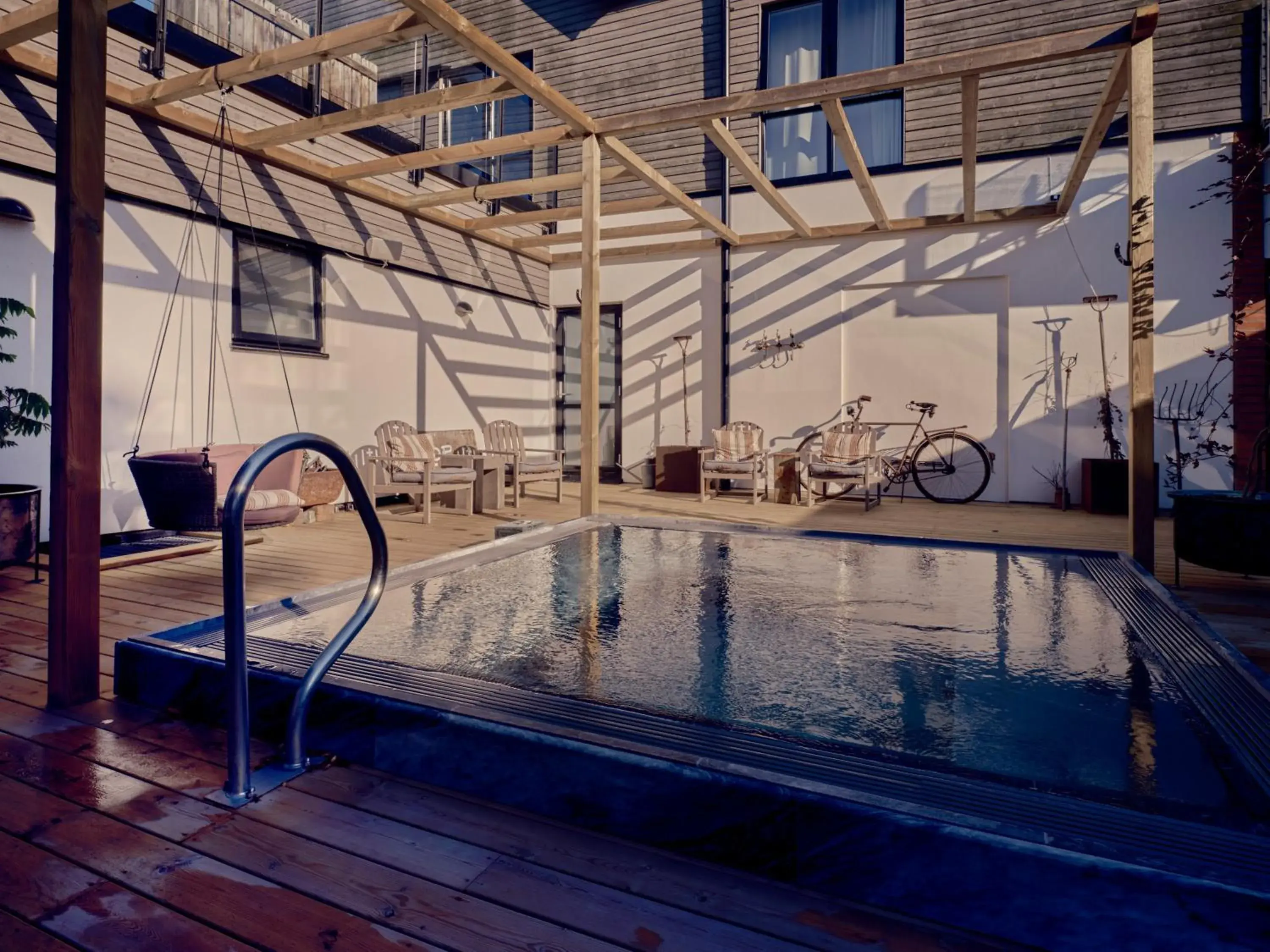 Swimming pool in Hotell Mossbylund Swimming pool in Hotell Mossbylund