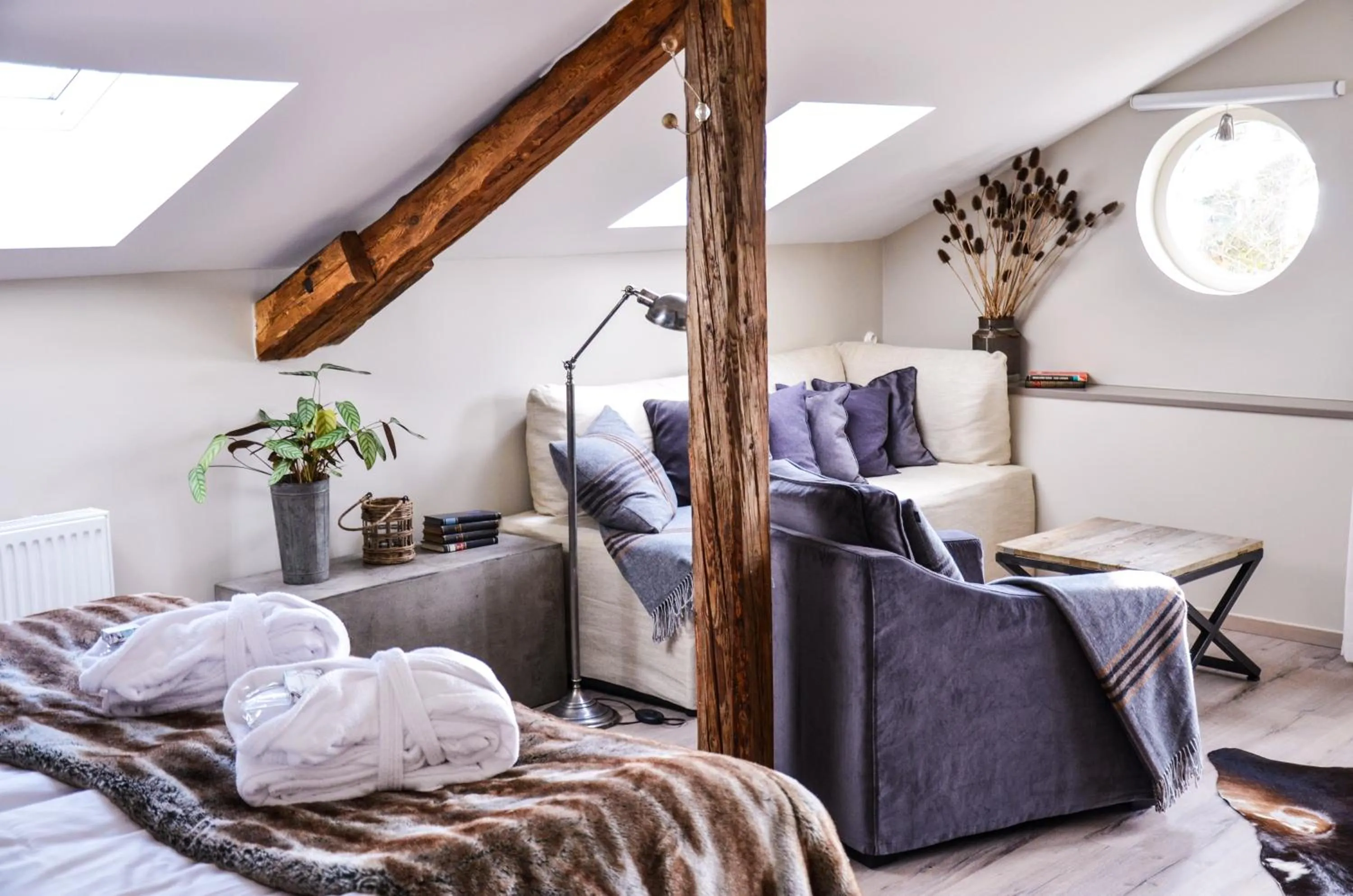 Bed in Hotell Mossbylund