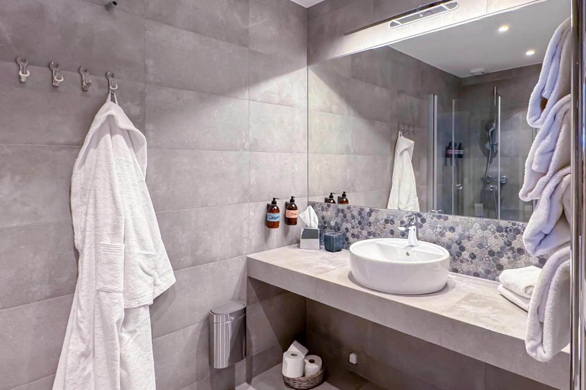 Bathroom in Hotell Mossbylund