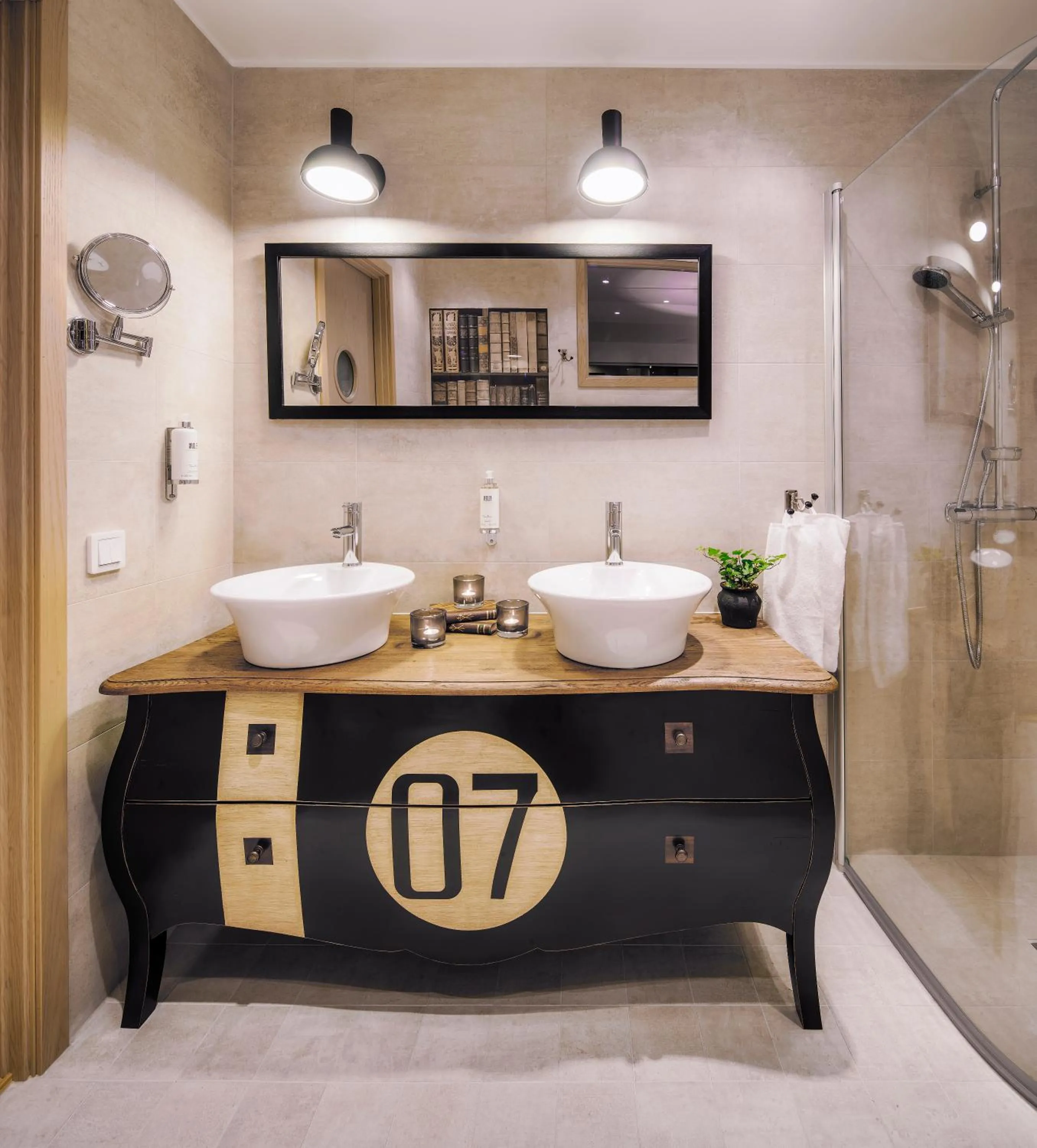 Shower in Hotell Mossbylund