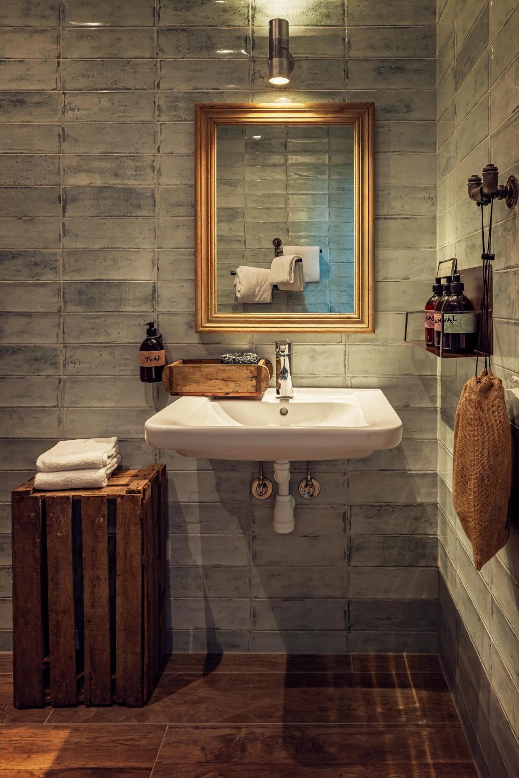 Bathroom in Hotell Mossbylund