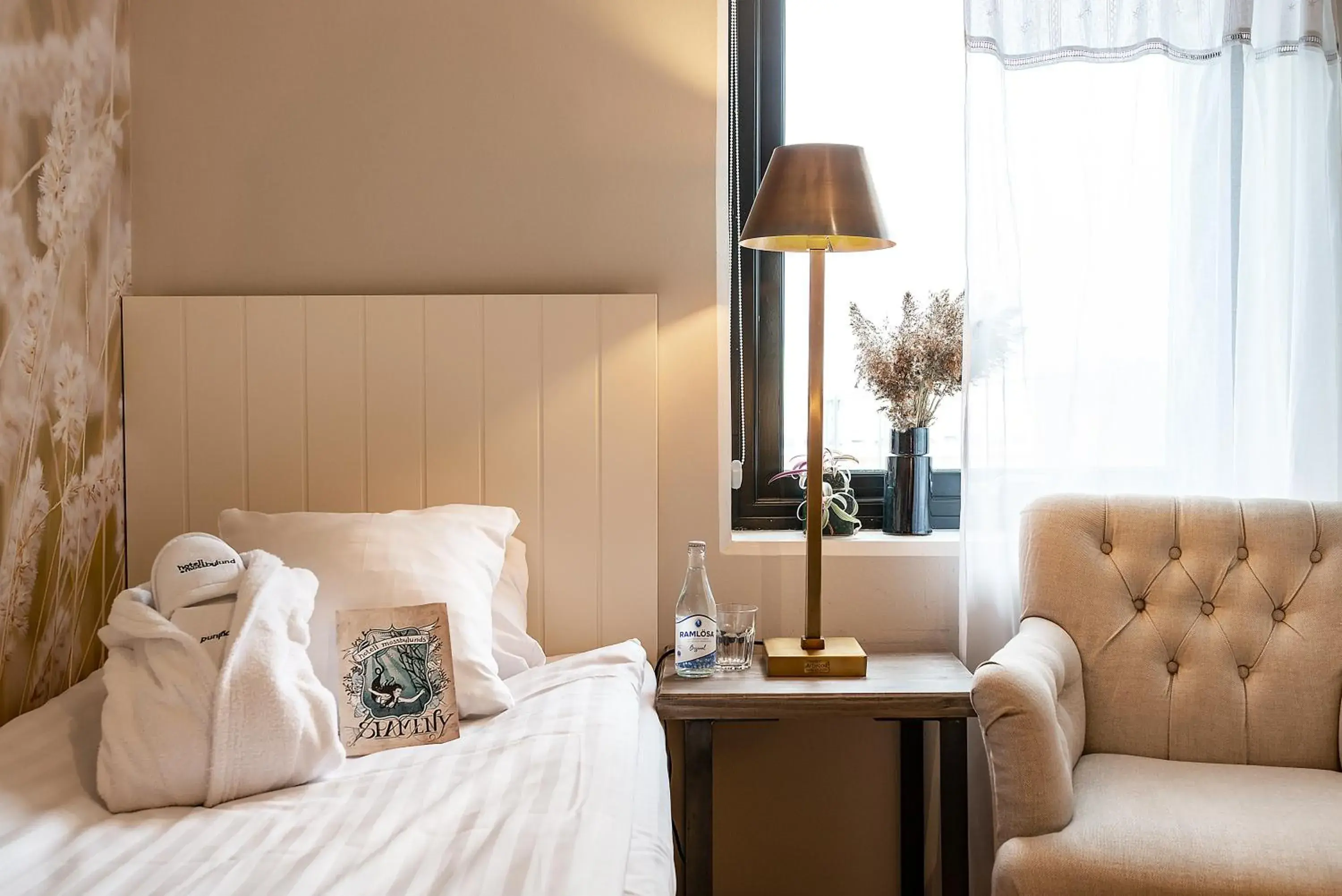 Bed in Hotell Mossbylund Bed in Hotell Mossbylund