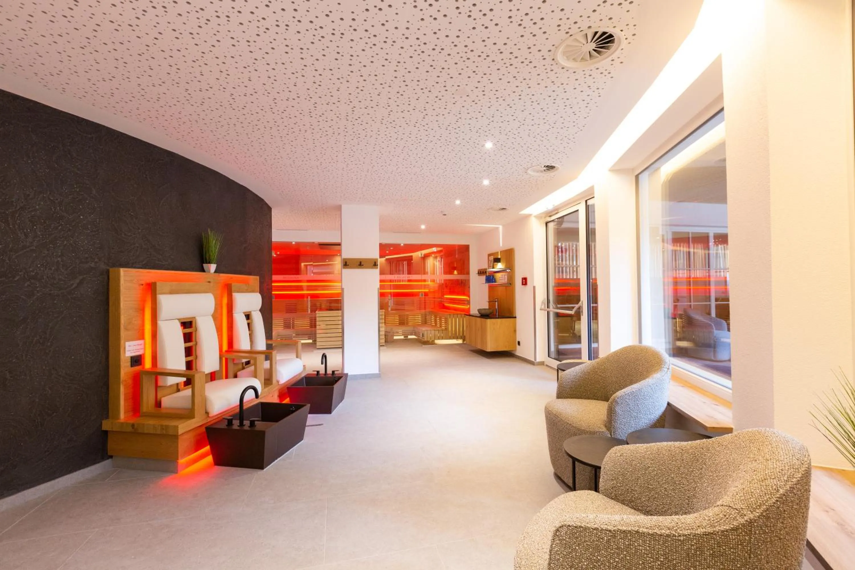 Sauna in Hotel Mittagskogel Pitztal