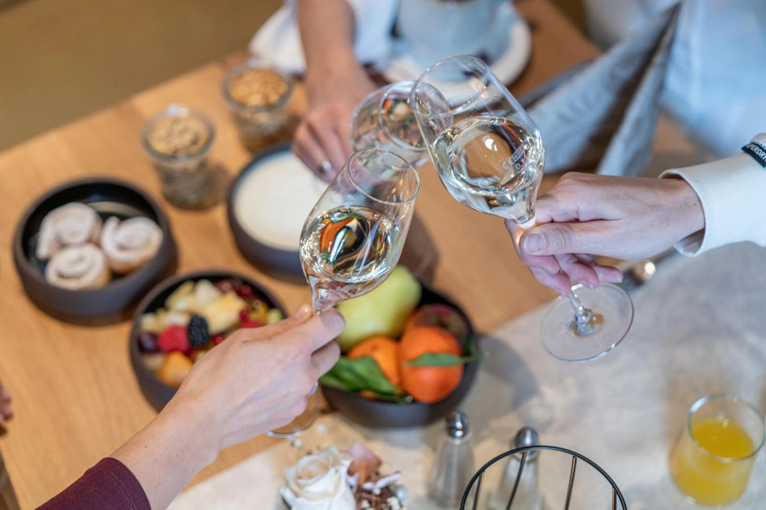 Lounge or bar in Hotel Mittagskogel Pitztal