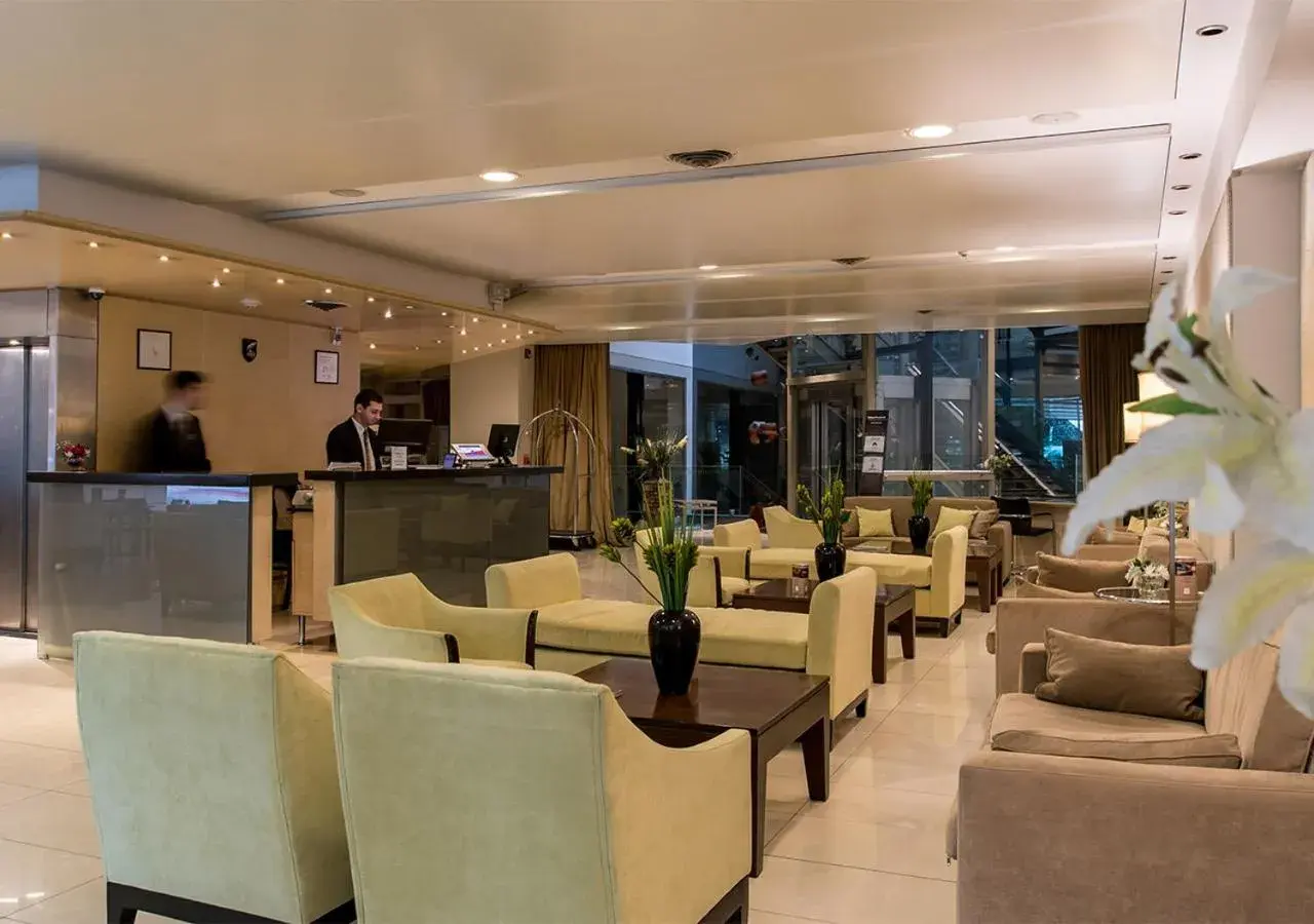 Lobby or reception in Hotel Solans Presidente Lobby or reception in Hotel Solans Presidente