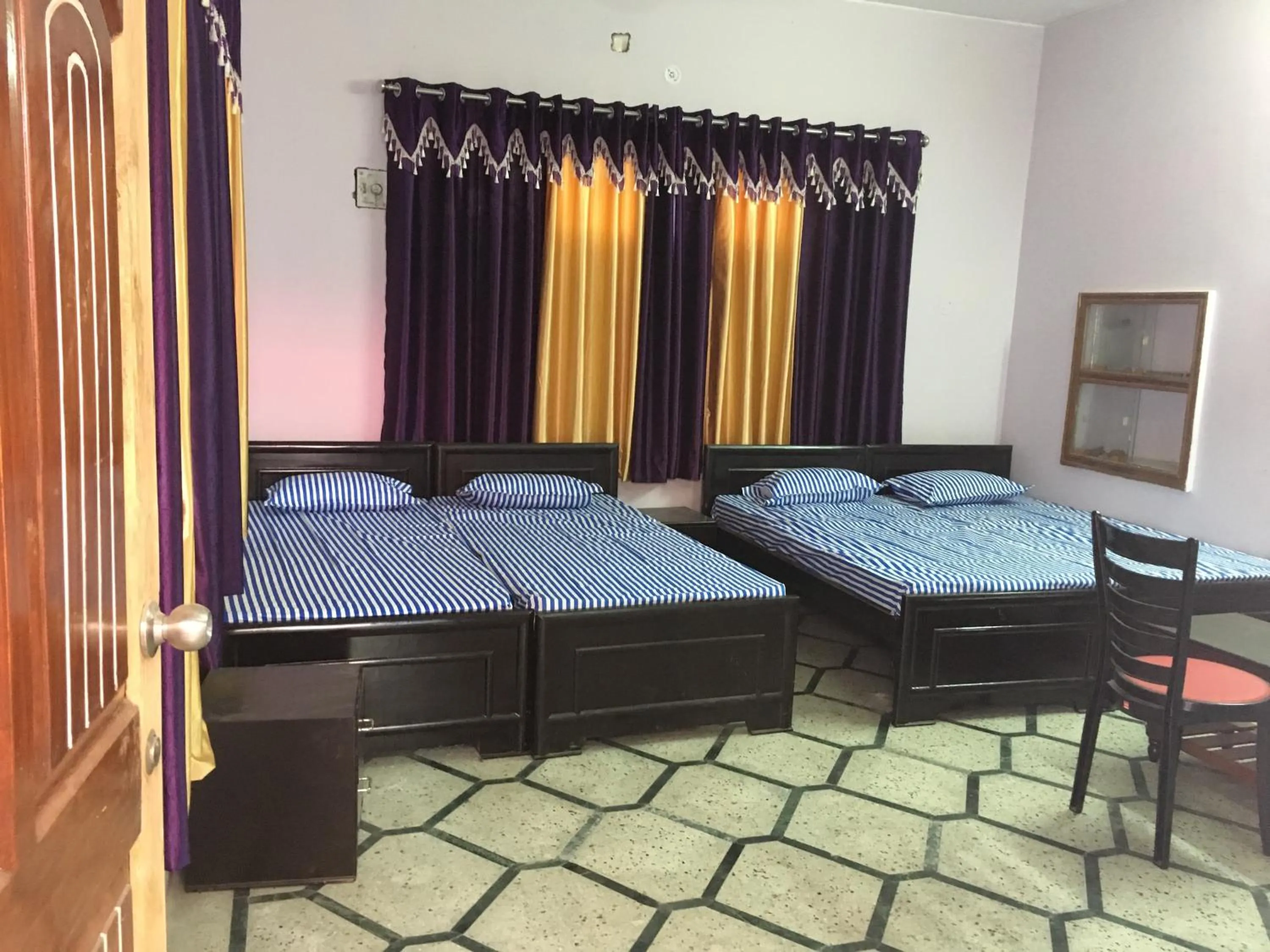 Bedroom, Bed in Srishti Shelter