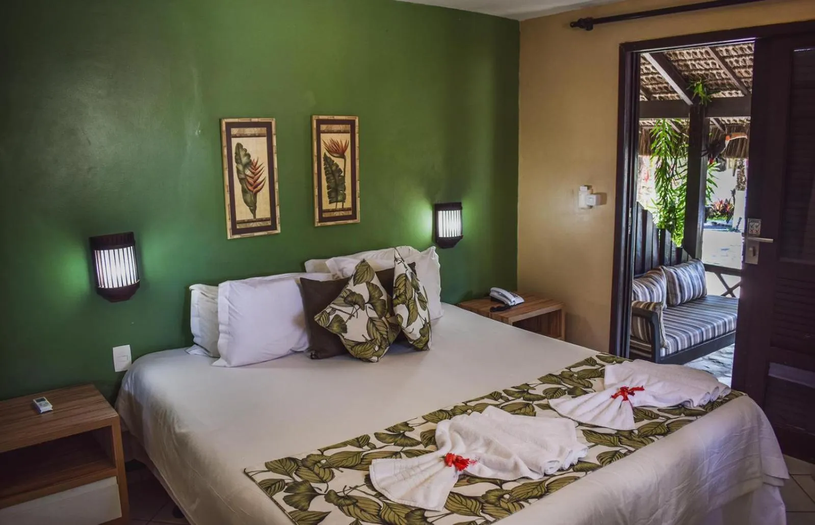 Bed in Pousada Recanto da Coruja