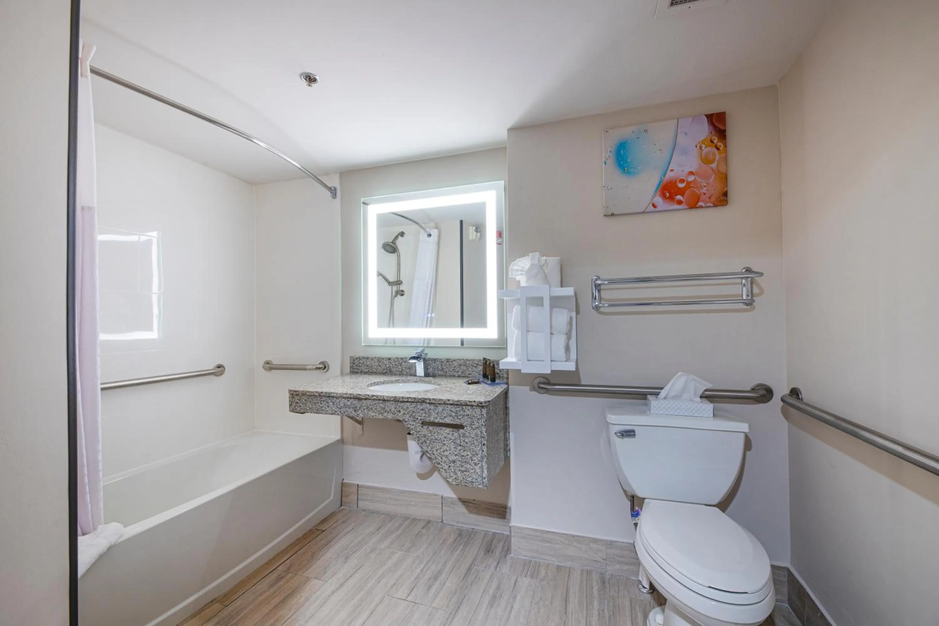 Bathroom in Wingate by Wyndham Atlanta Galleria/ Ballpark