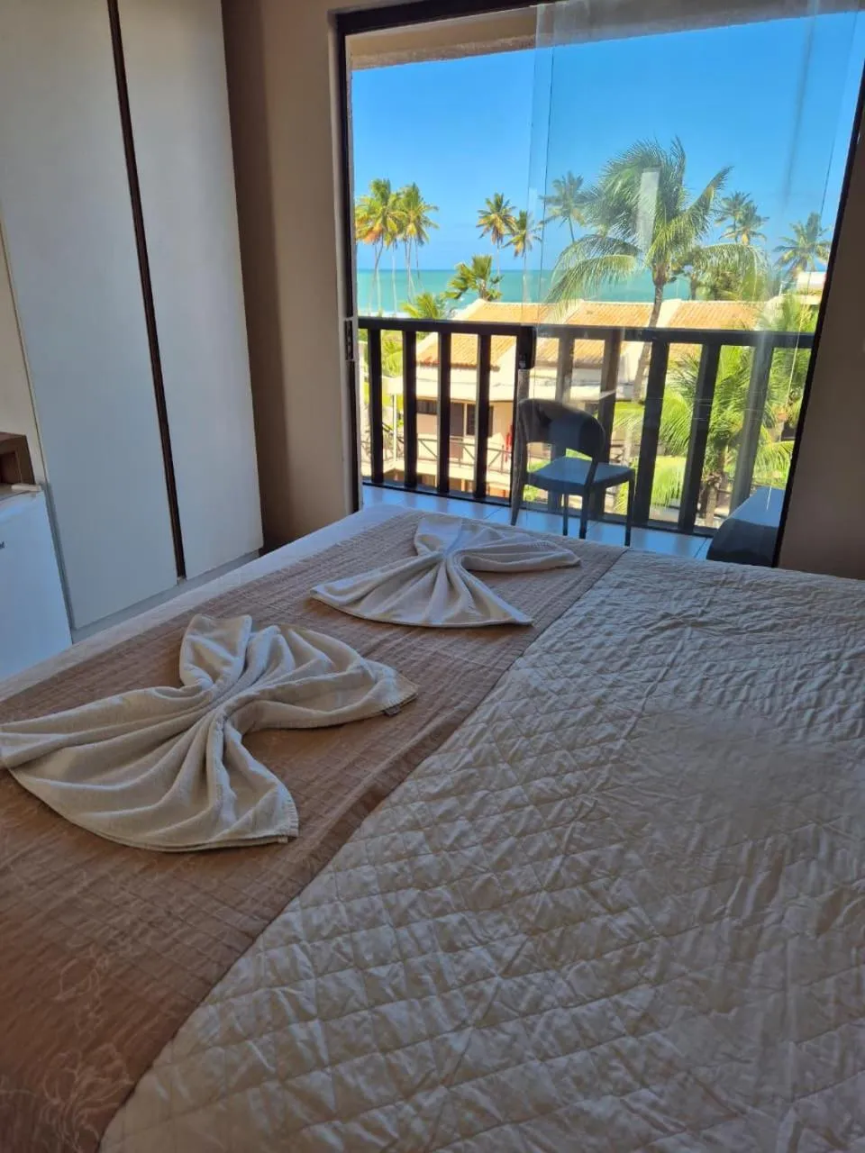 Bed in Pousada Recanto do Lobo