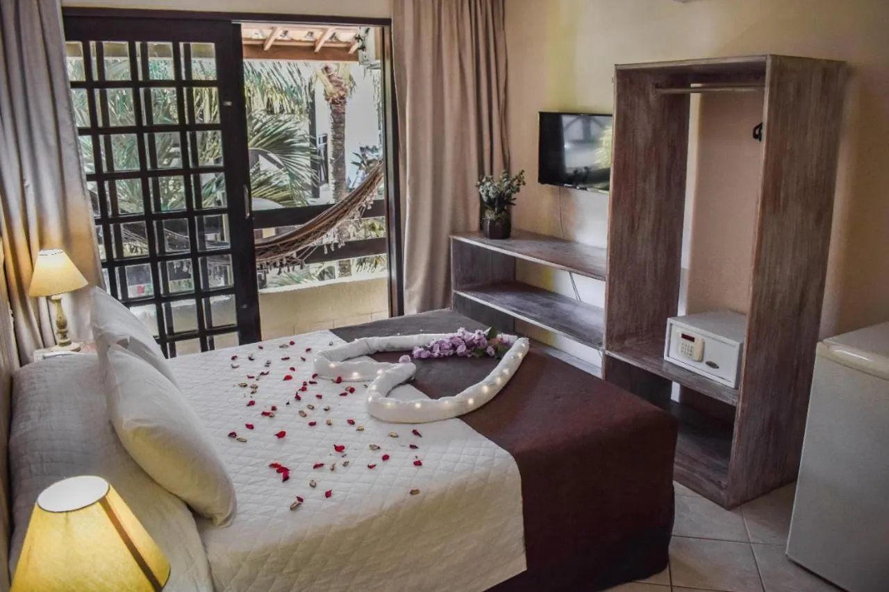 Bed in Pousada Recanto do Lobo