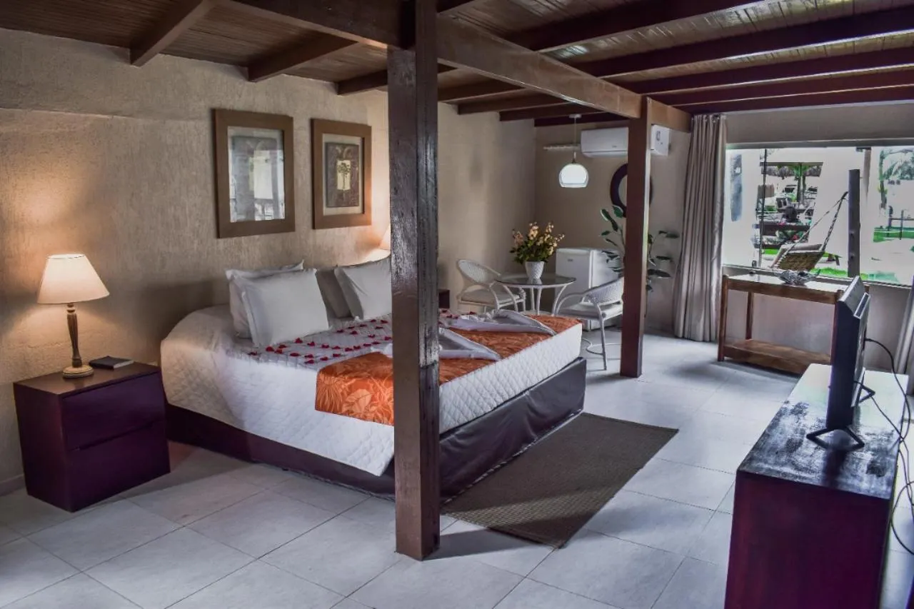 Bed in Pousada Recanto do Lobo