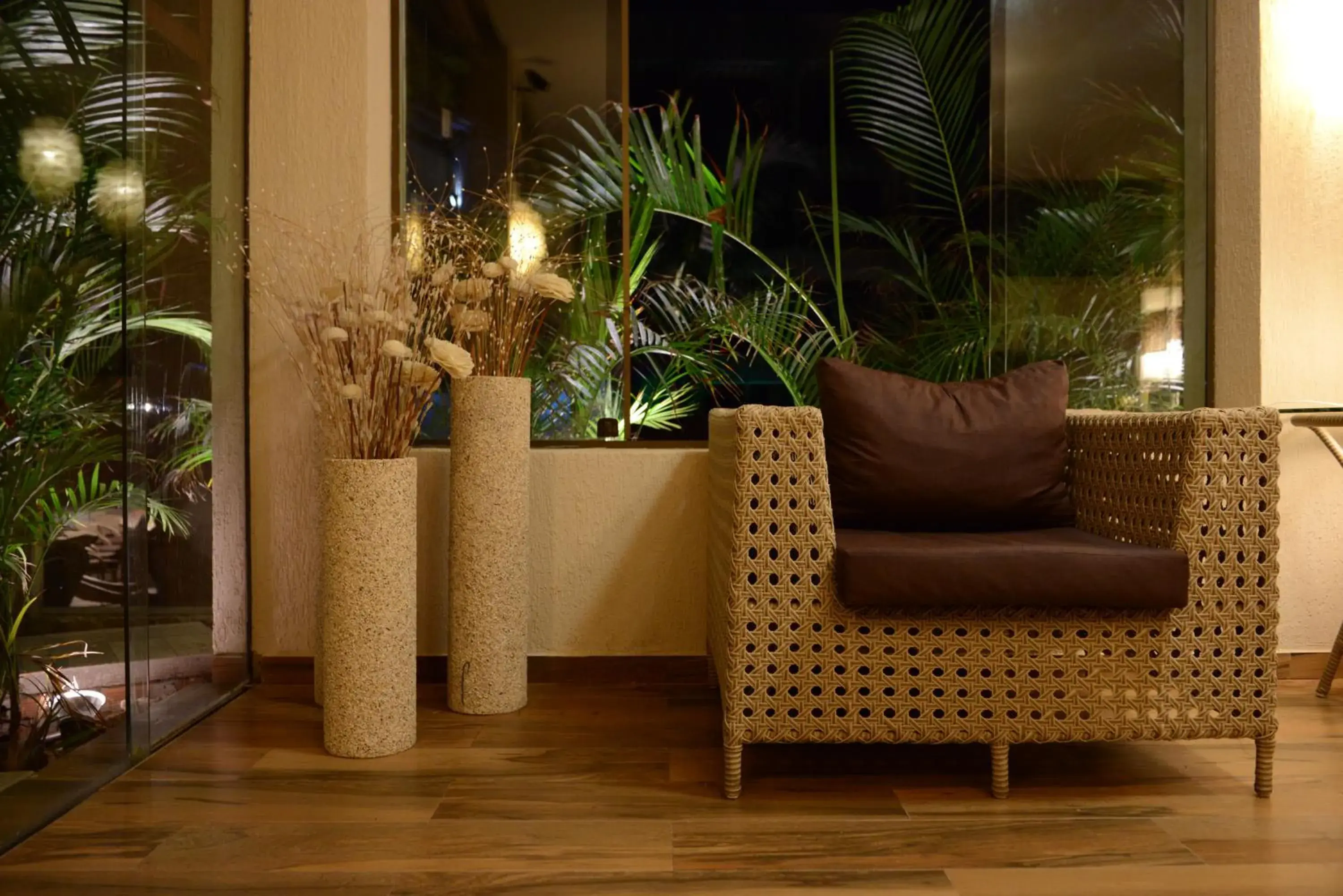 Lobby or reception in Pousada Recanto do Lobo Lobby or reception in Pousada Recanto do Lobo