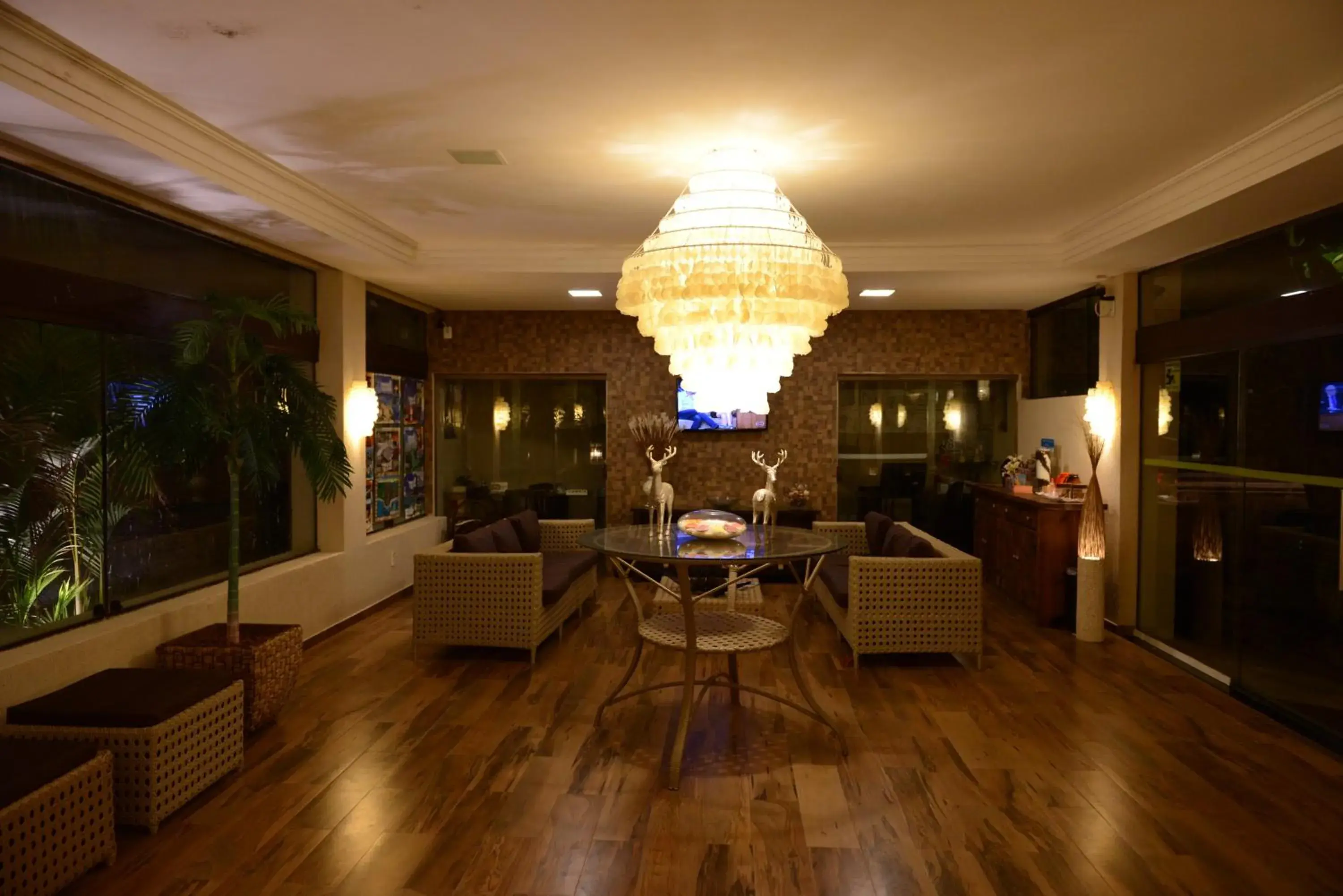 Lobby or reception in Pousada Recanto do Lobo Lobby or reception in Pousada Recanto do Lobo