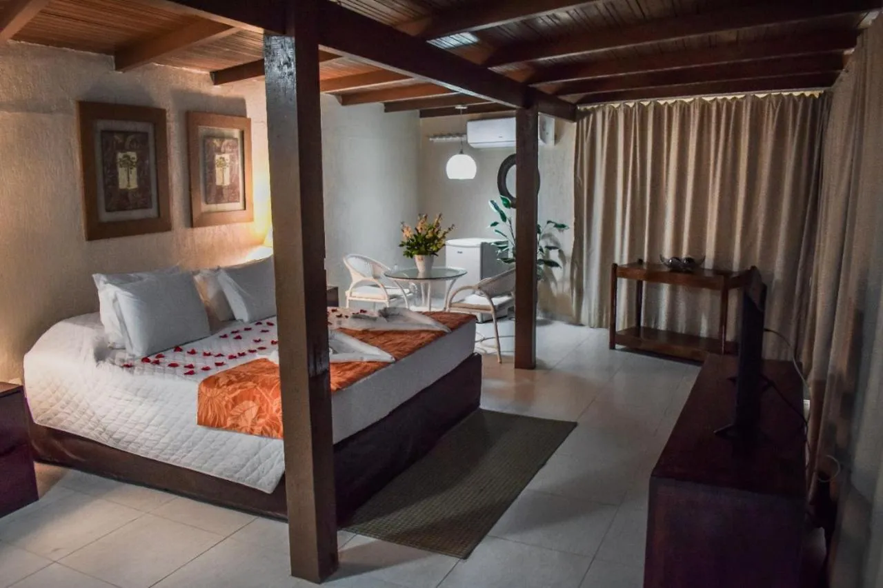 Bed in Pousada Recanto do Lobo