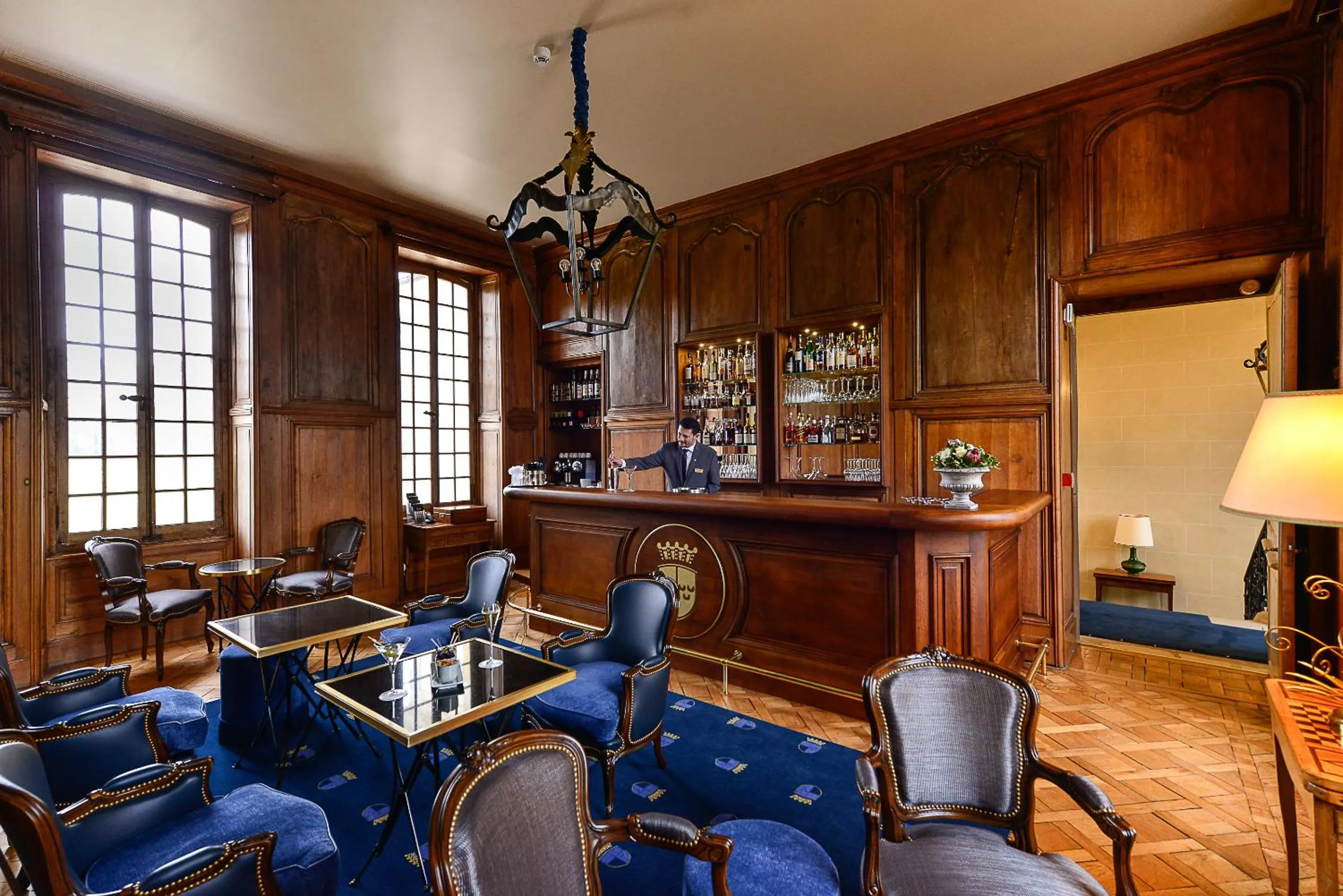 Lounge or bar in Chateau d'Audrieu