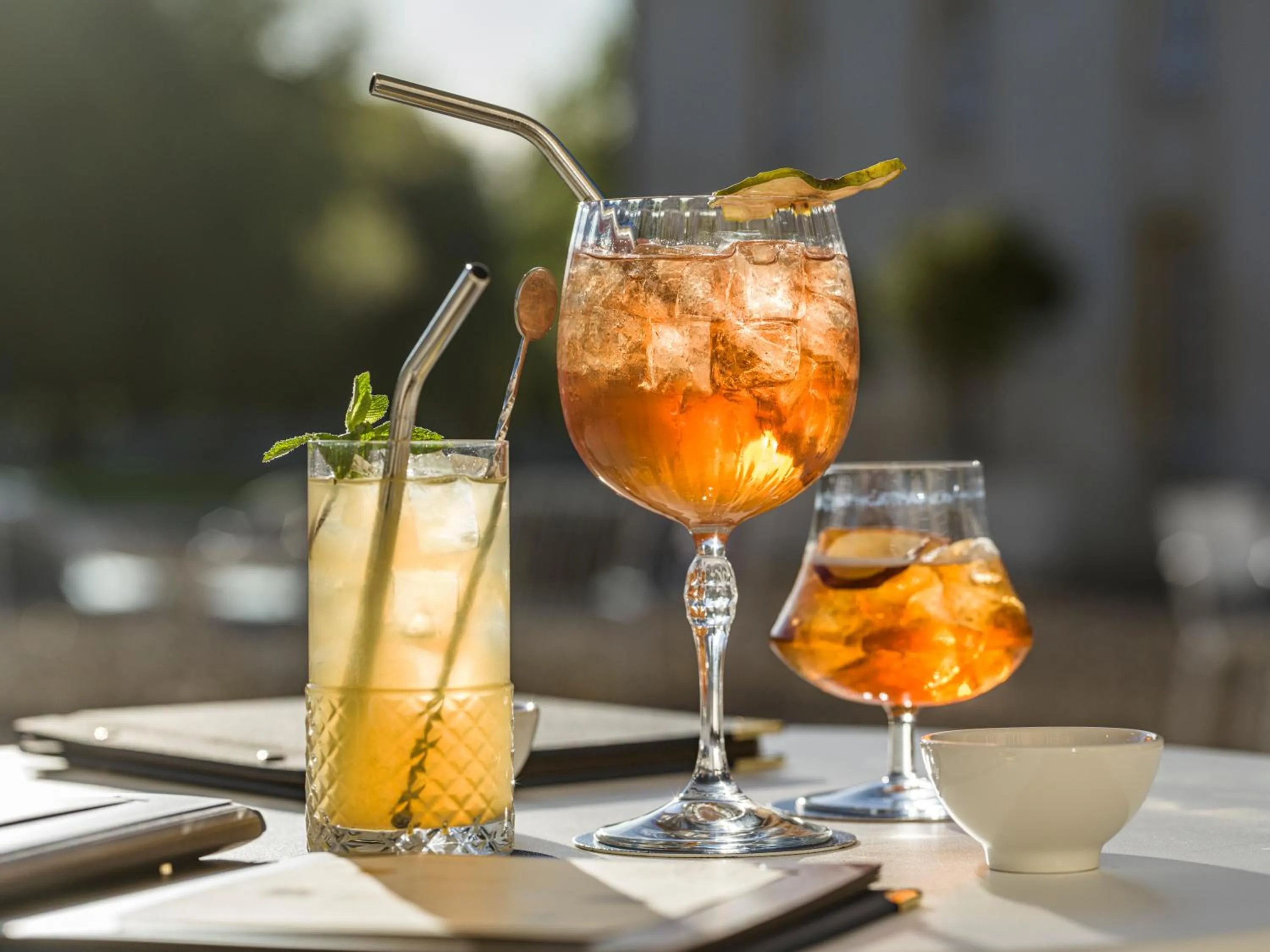 Drinks in Chateau d'Audrieu