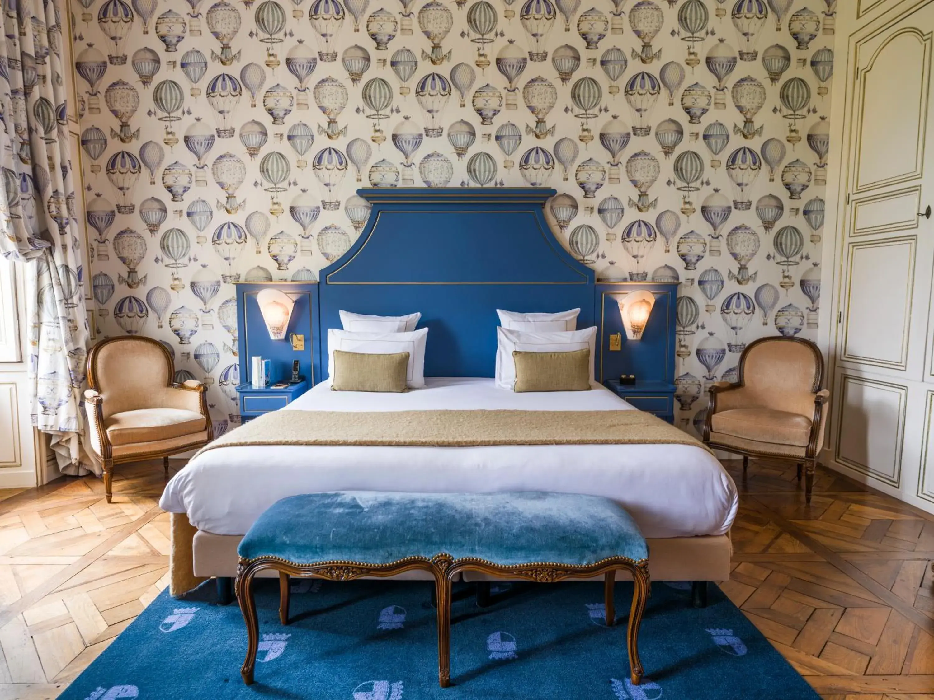 Bedroom, Bed in Chateau d'Audrieu Bedroom, Bed in Chateau d'Audrieu