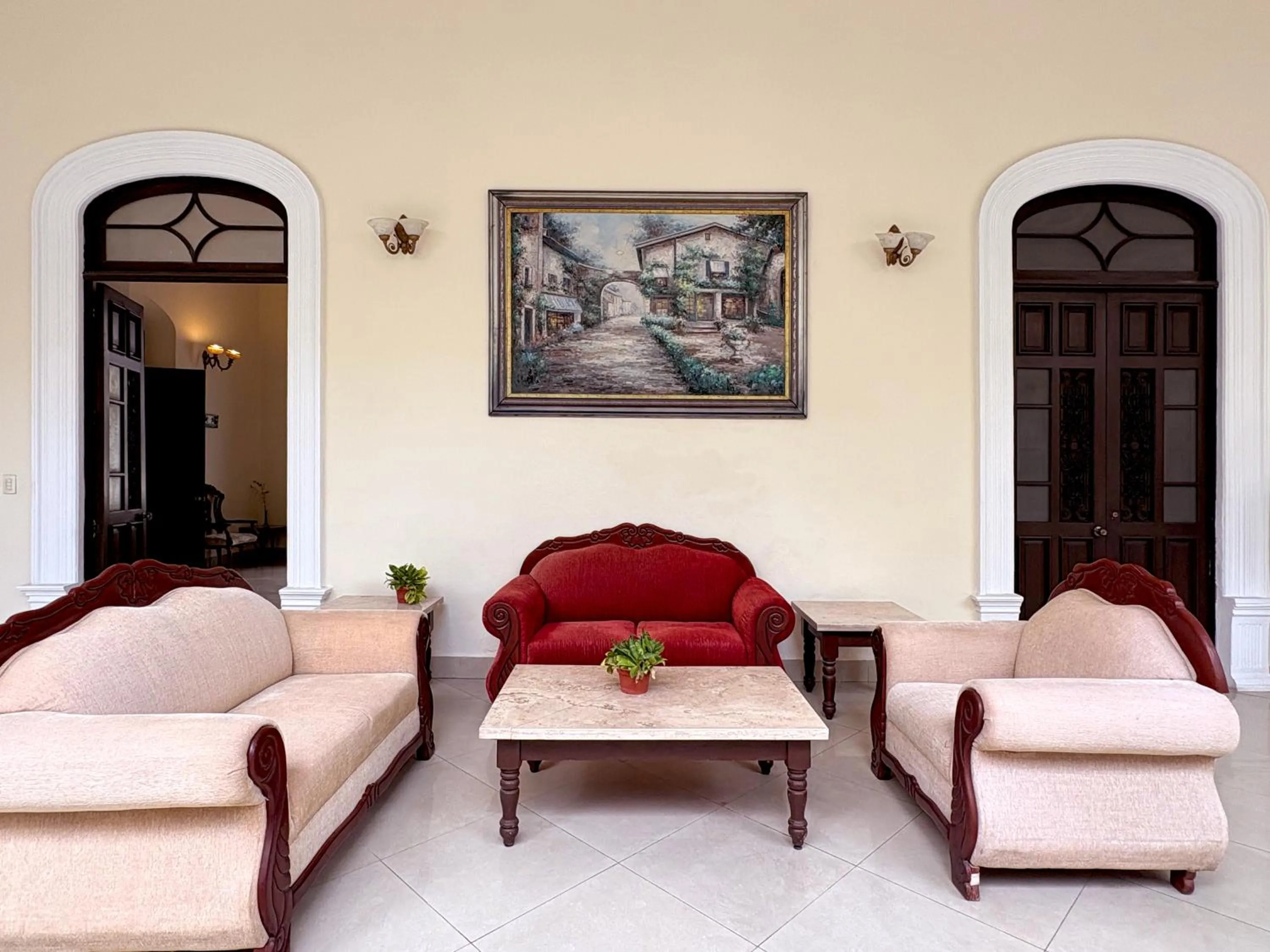 Living room in Gran Real Yucatan