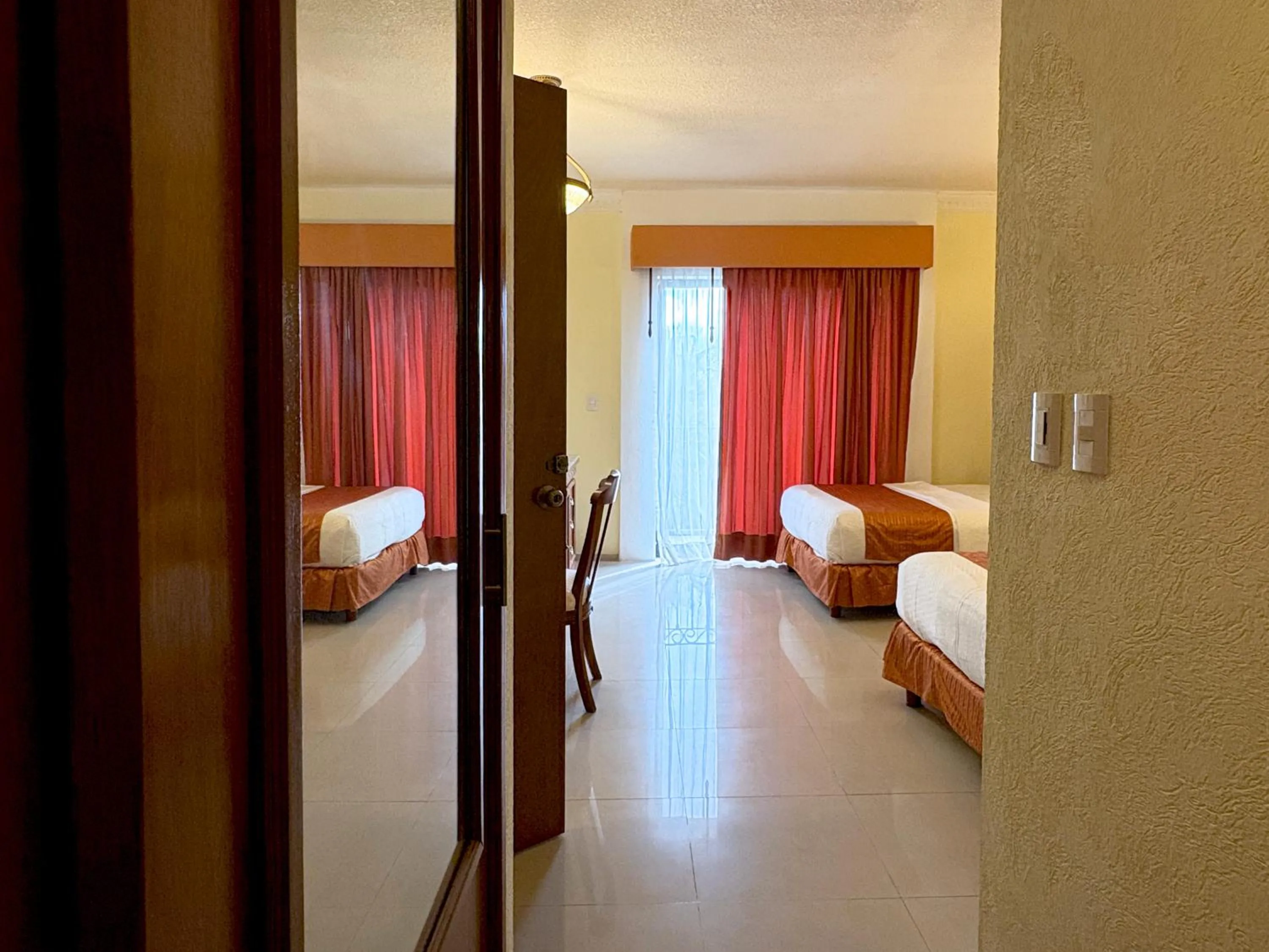 Photo of the whole room, Bed in Gran Real Yucatan