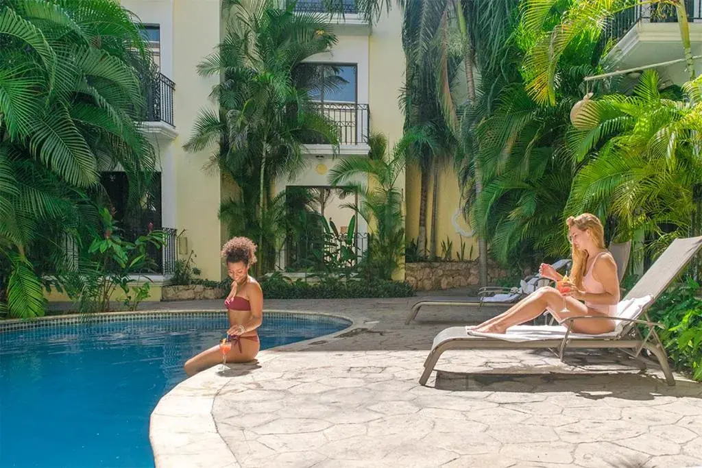 Swimming pool in Gran Real Yucatan Swimming pool in Gran Real Yucatan