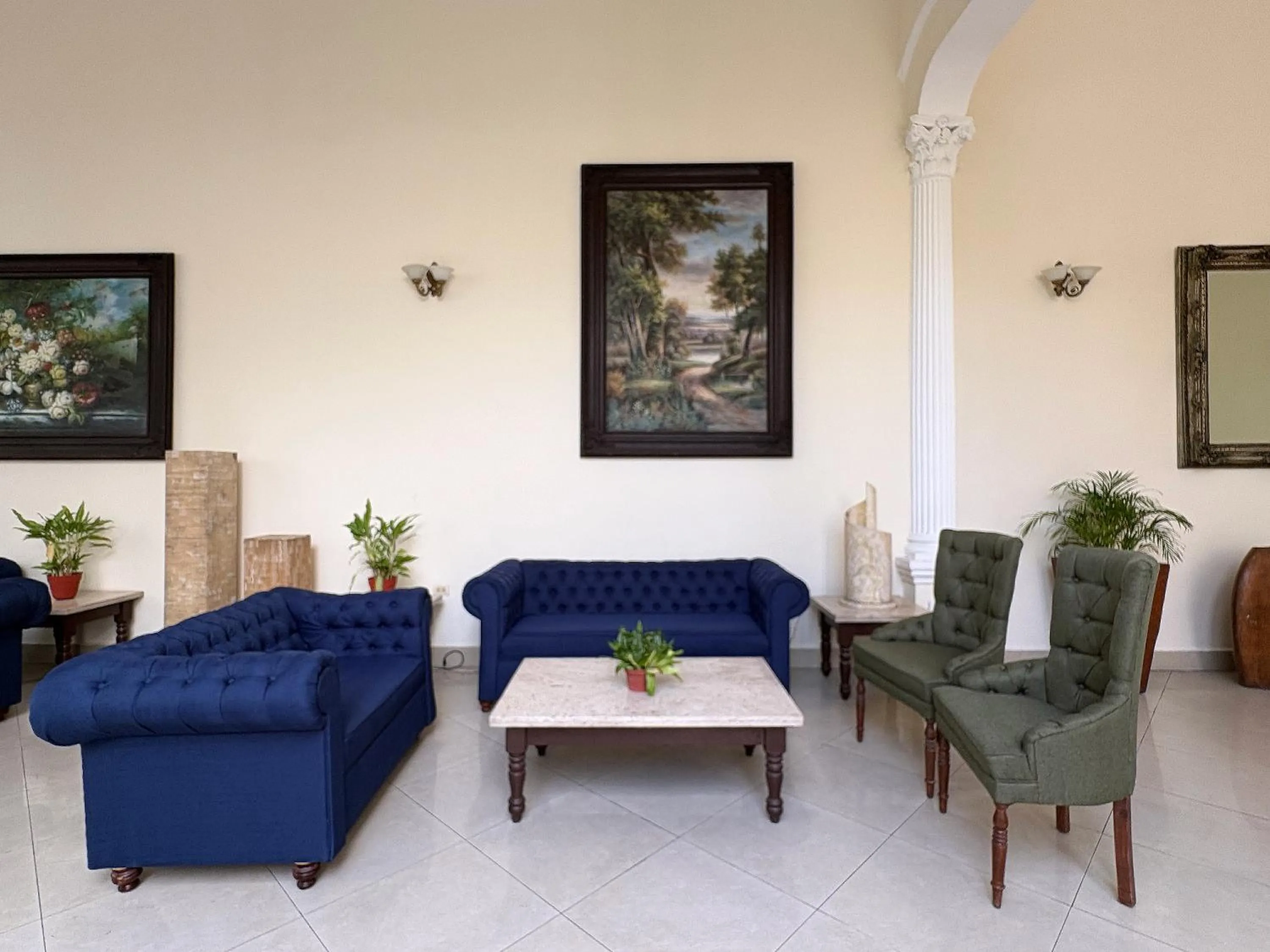 Garden view in Gran Real Yucatan