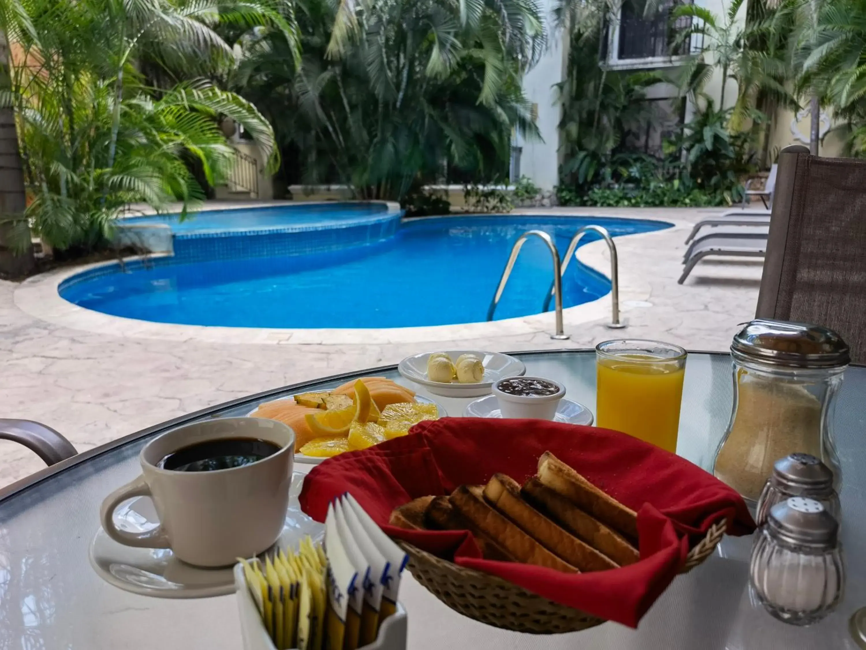 Continental breakfast in Gran Real Yucatan Continental breakfast in Gran Real Yucatan