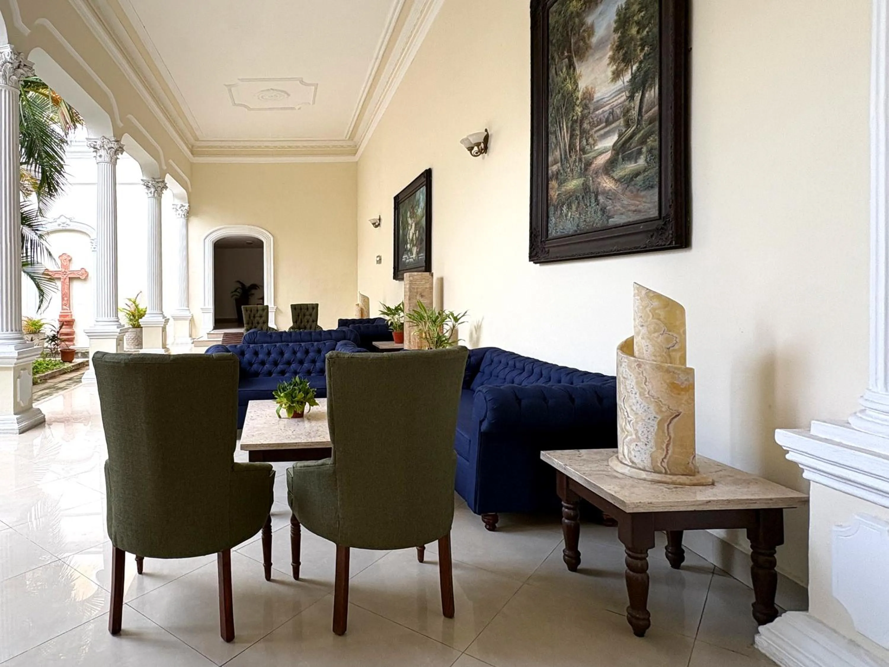 Garden view in Gran Real Yucatan