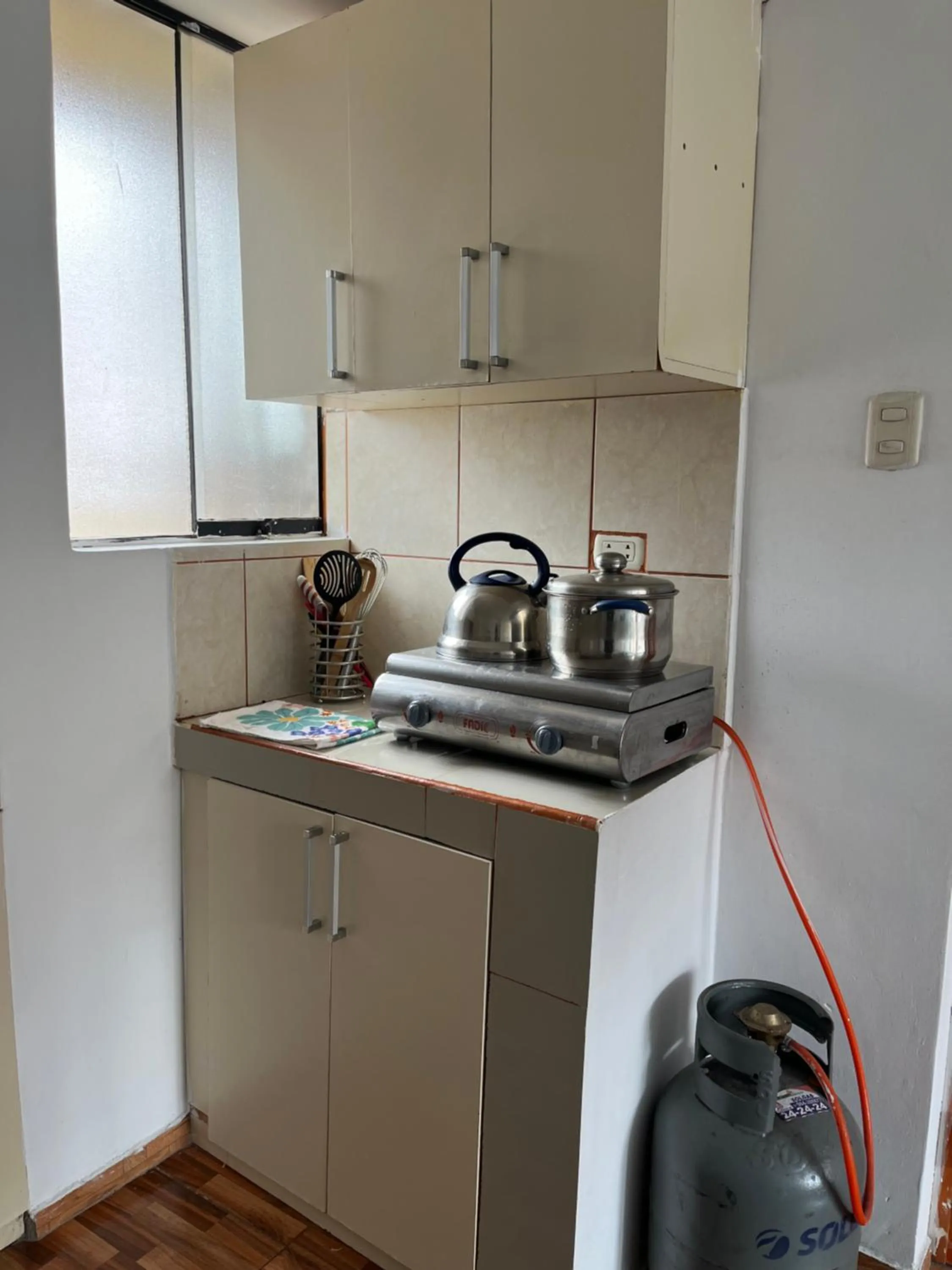 Kitchen or kitchenette in Namaste House