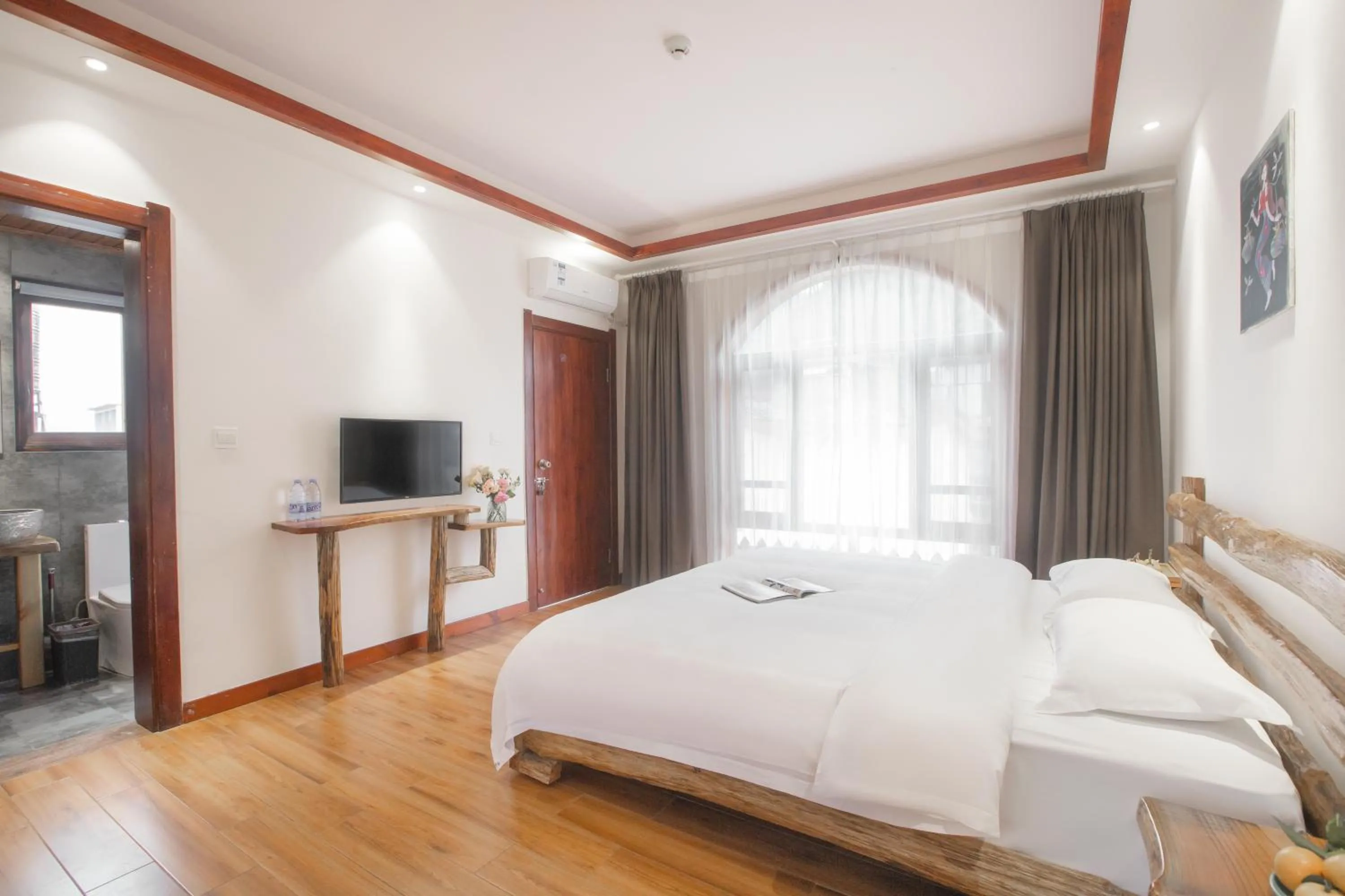 Decorative detail in Yangshuo Xiao Long River Hotel