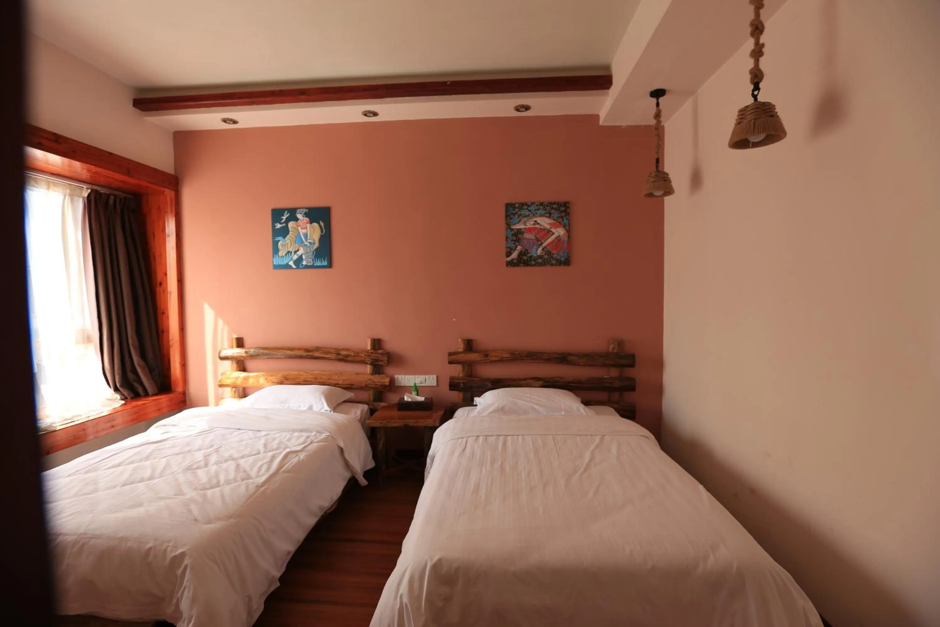 Decorative detail in Yangshuo Xiao Long River Hotel