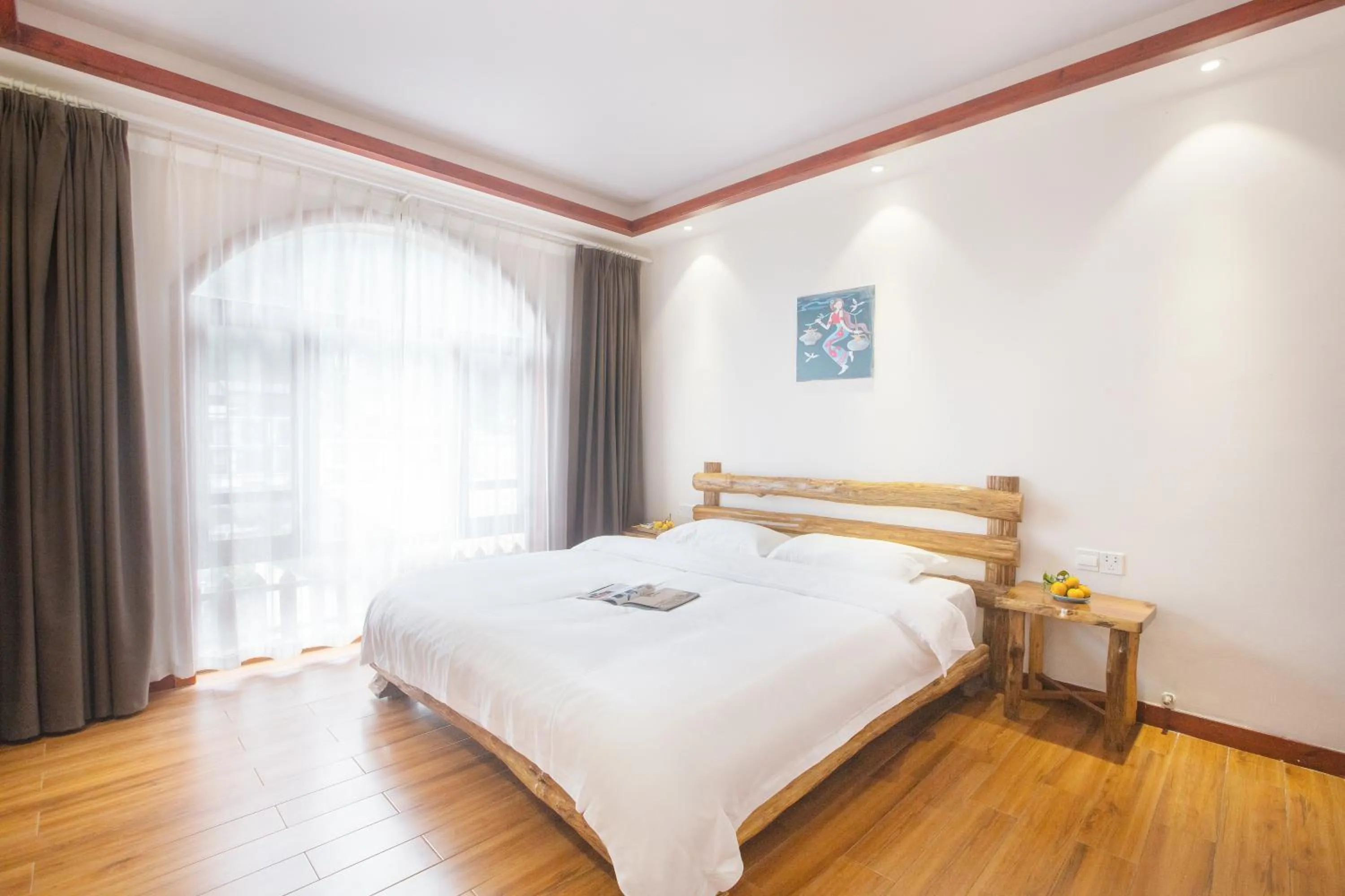 Decorative detail in Yangshuo Xiao Long River Hotel