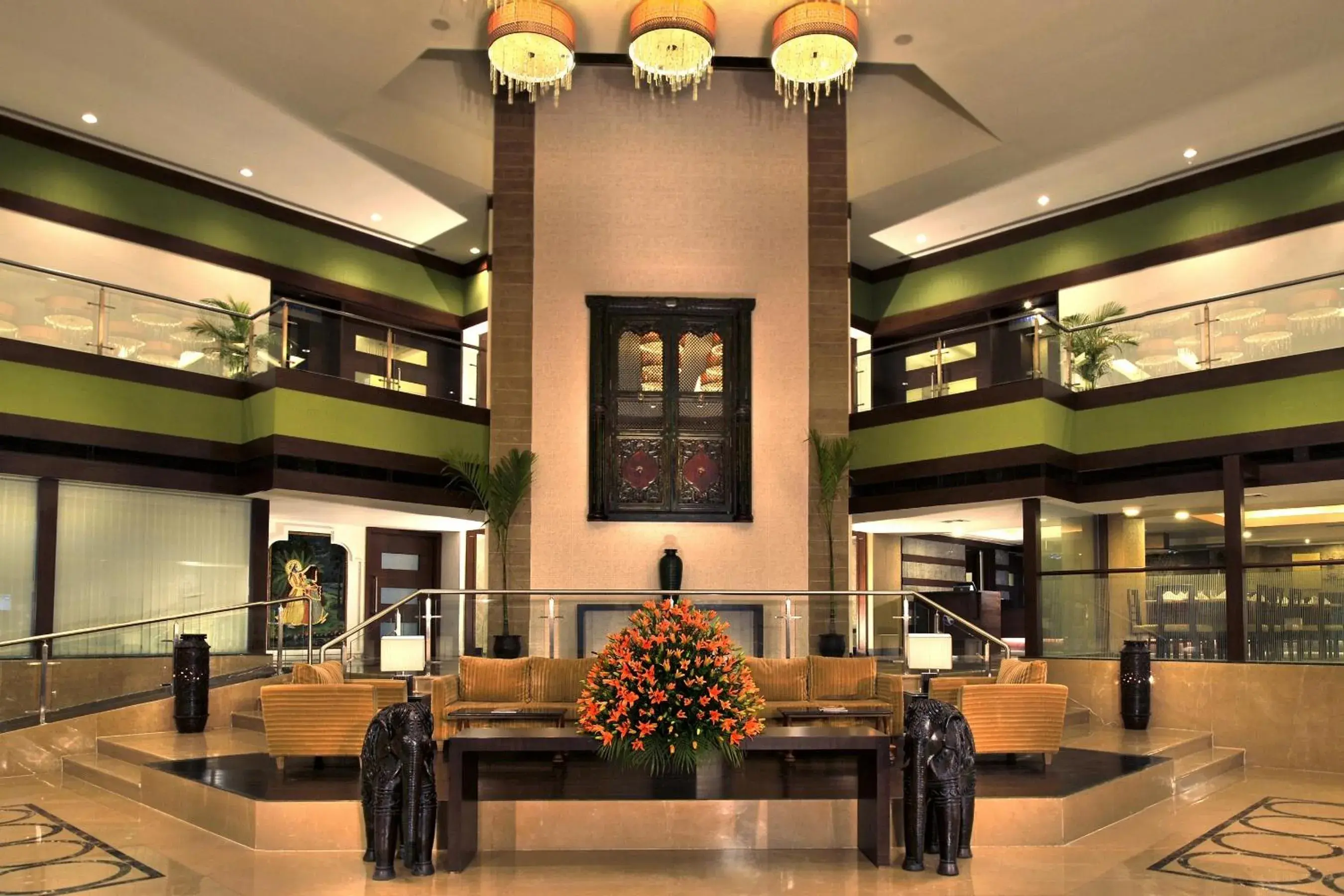 Lobby or reception in Fortune Inn Haveli, Gandhinagar - Member ITC Hotels' Group Lobby or reception in Fortune Inn Haveli, Gandhinagar - Member ITC Hotels' Group