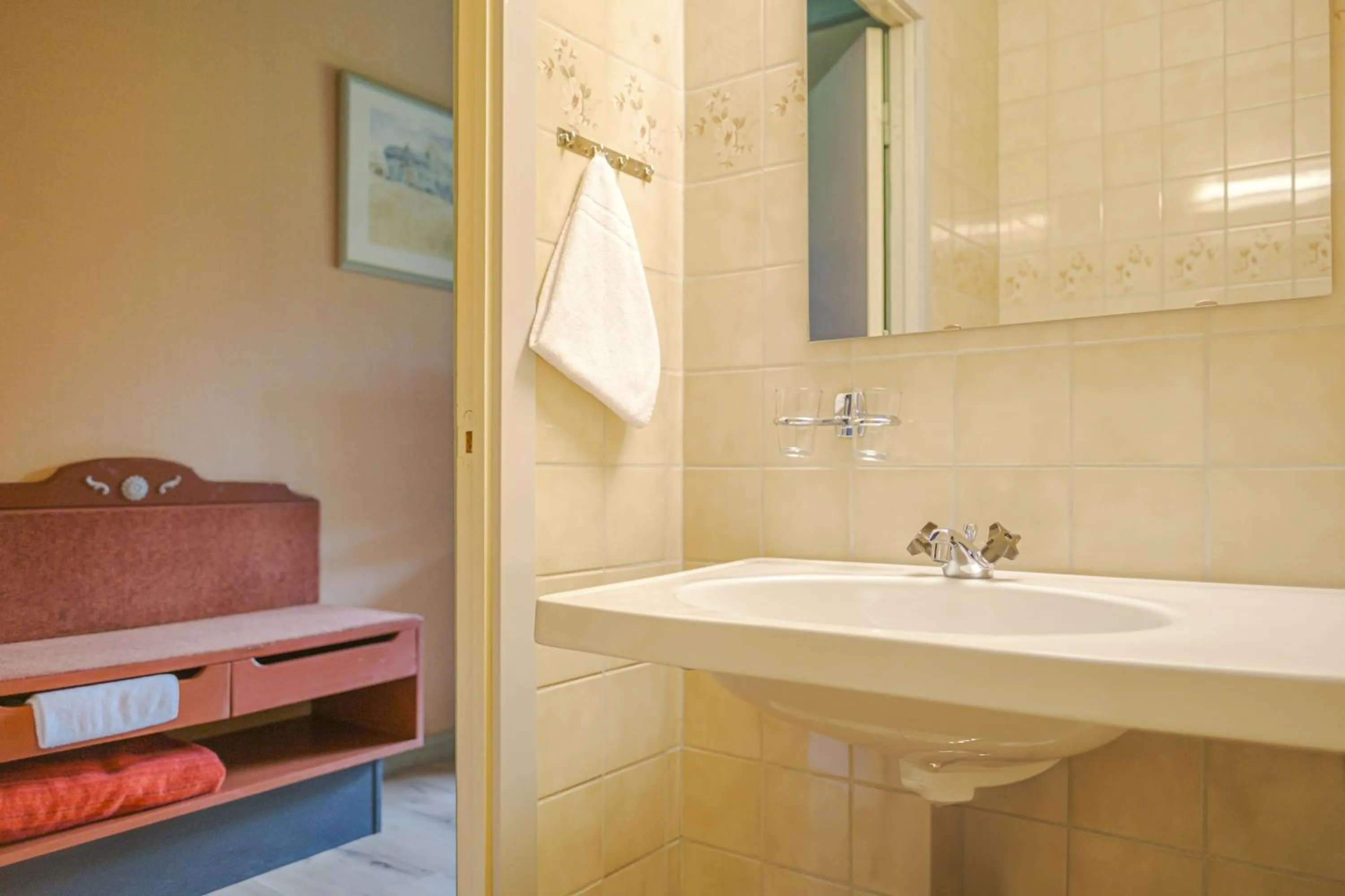 Bathroom in Jämtkrogen Hotell