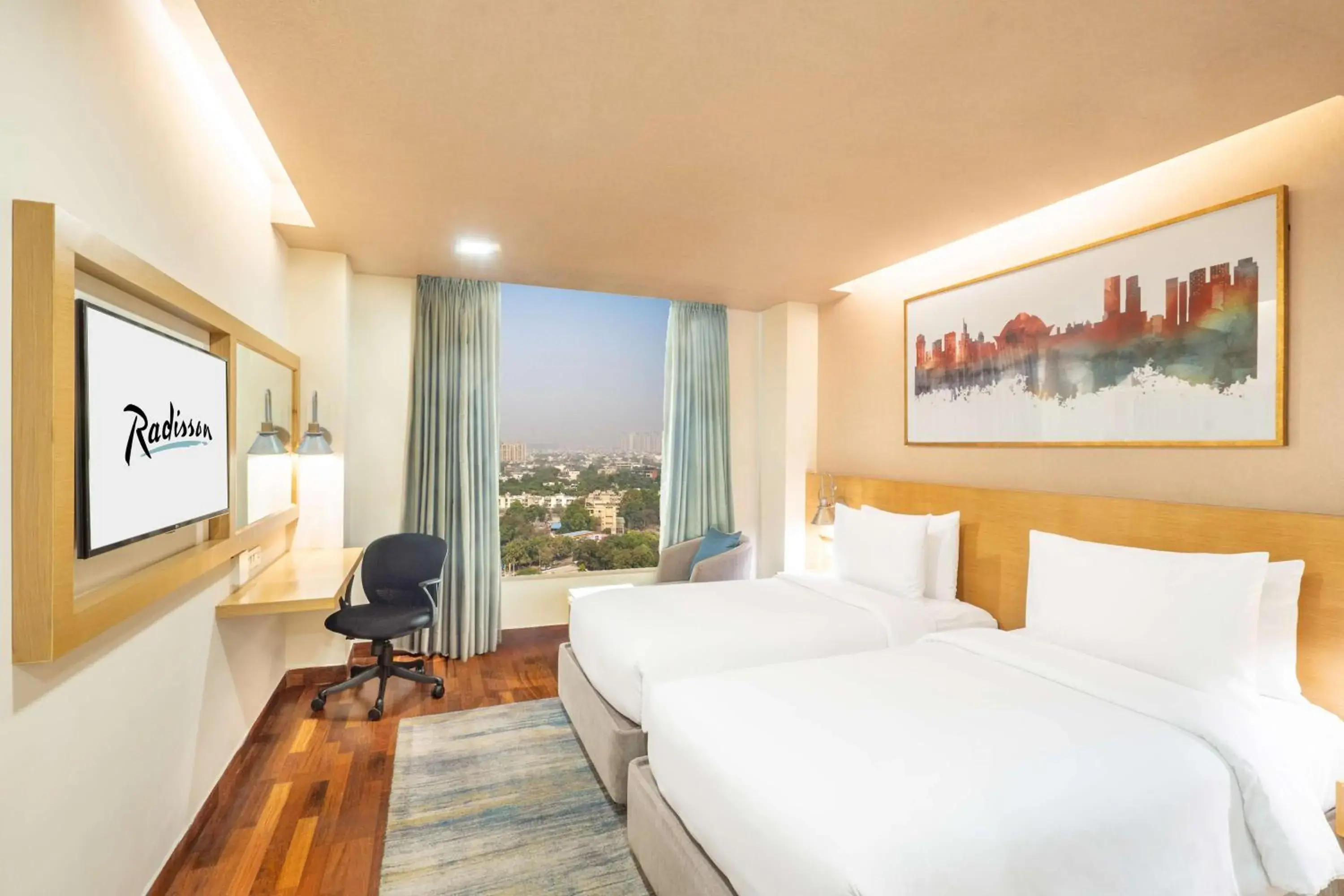 Bedroom, Bed in Radisson Gurugram Sohna Road City Center Bedroom, Bed in Radisson Gurugram Sohna Road City Center