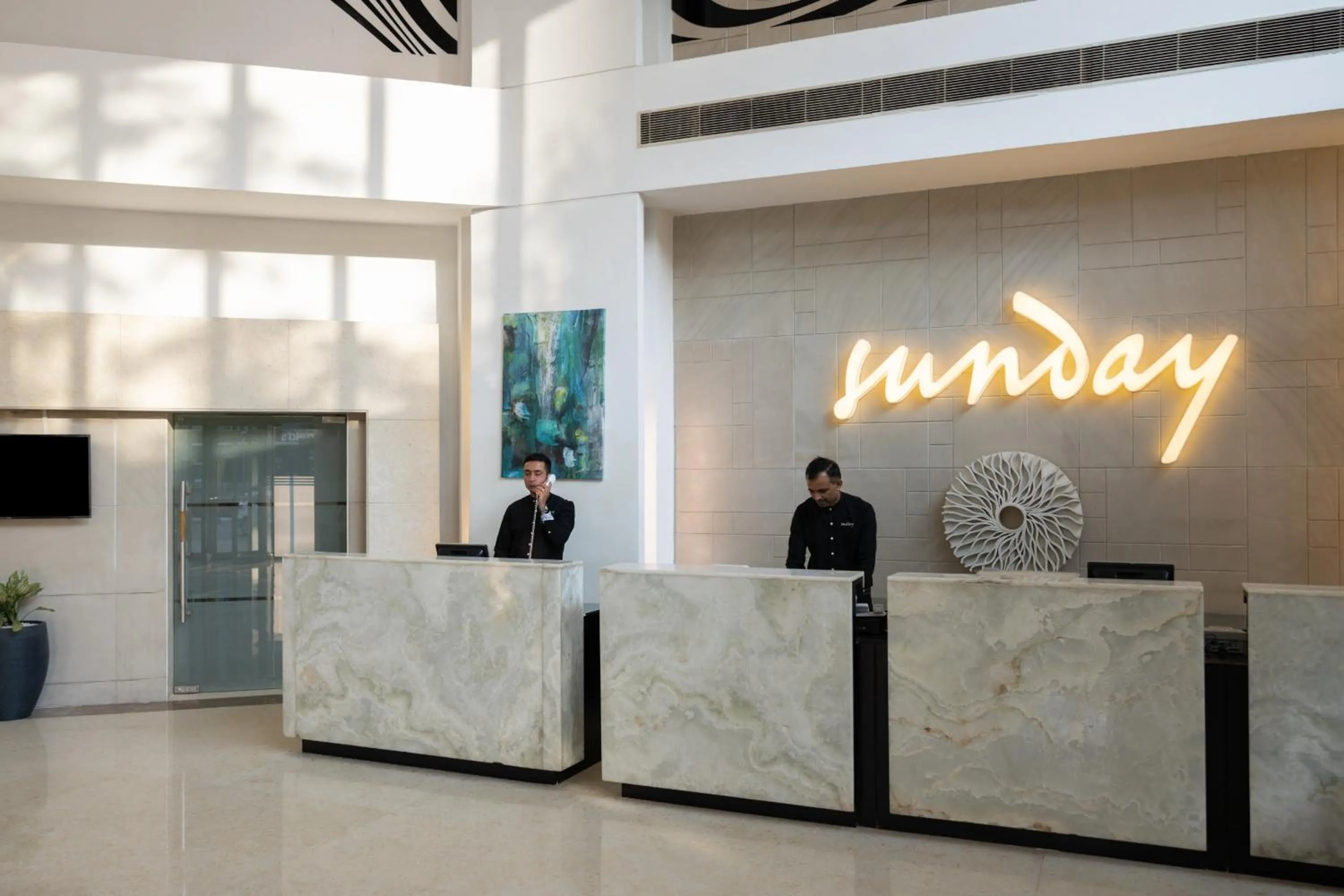 Lobby or reception in Sunday Hotel Jaipur