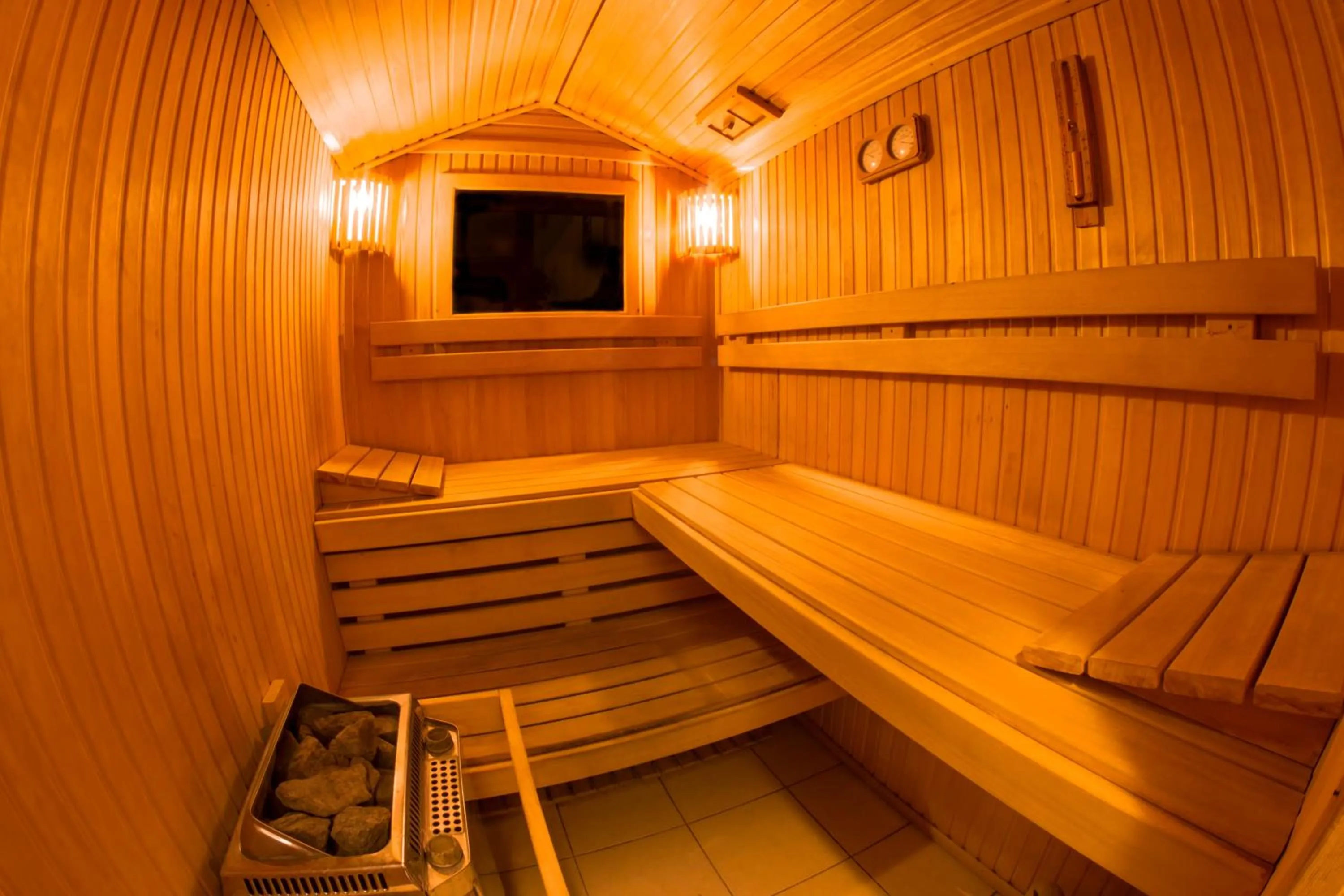 Sauna in Olimpia Resort & SPA