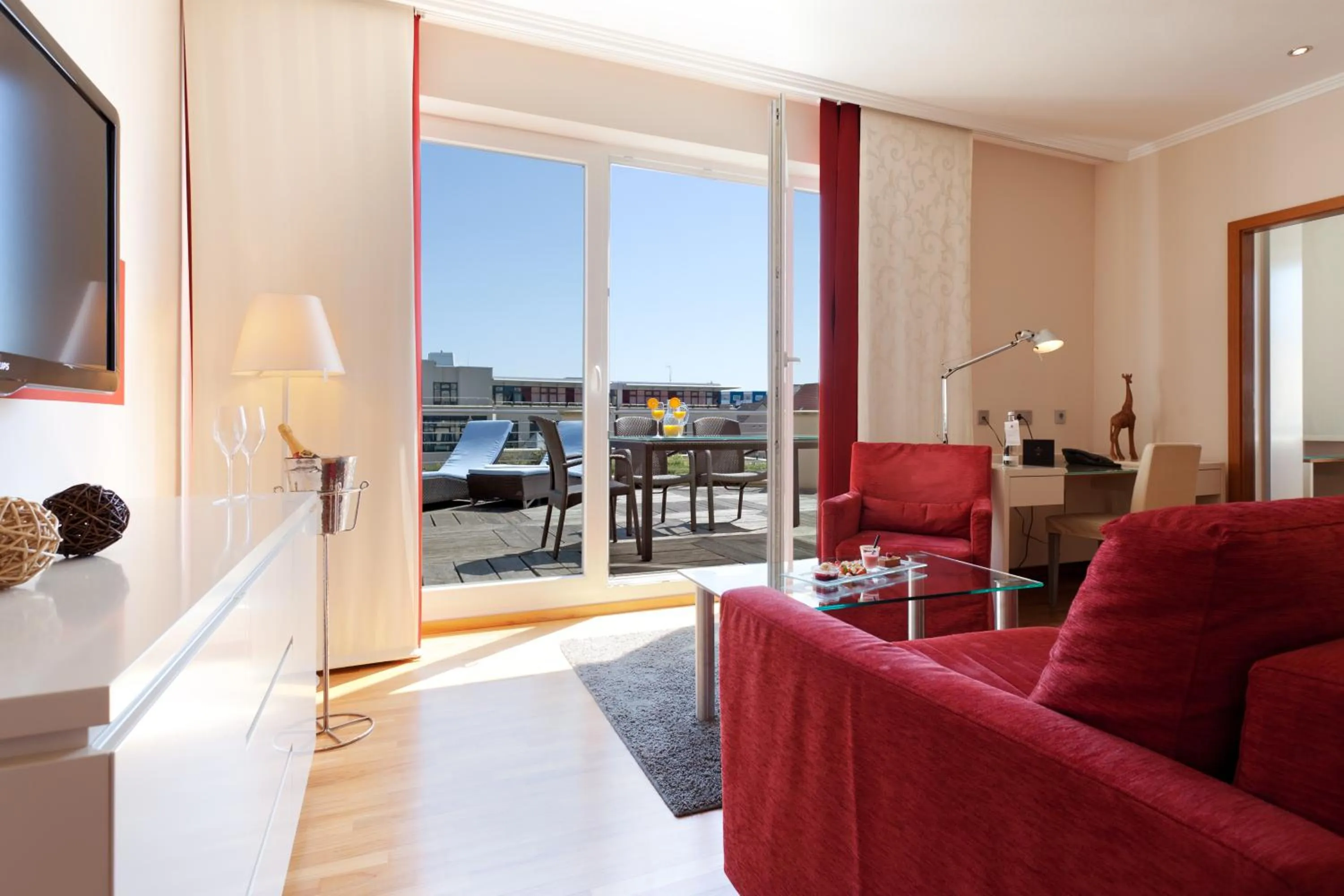 Seating area in Strandhotel Georgshöhe