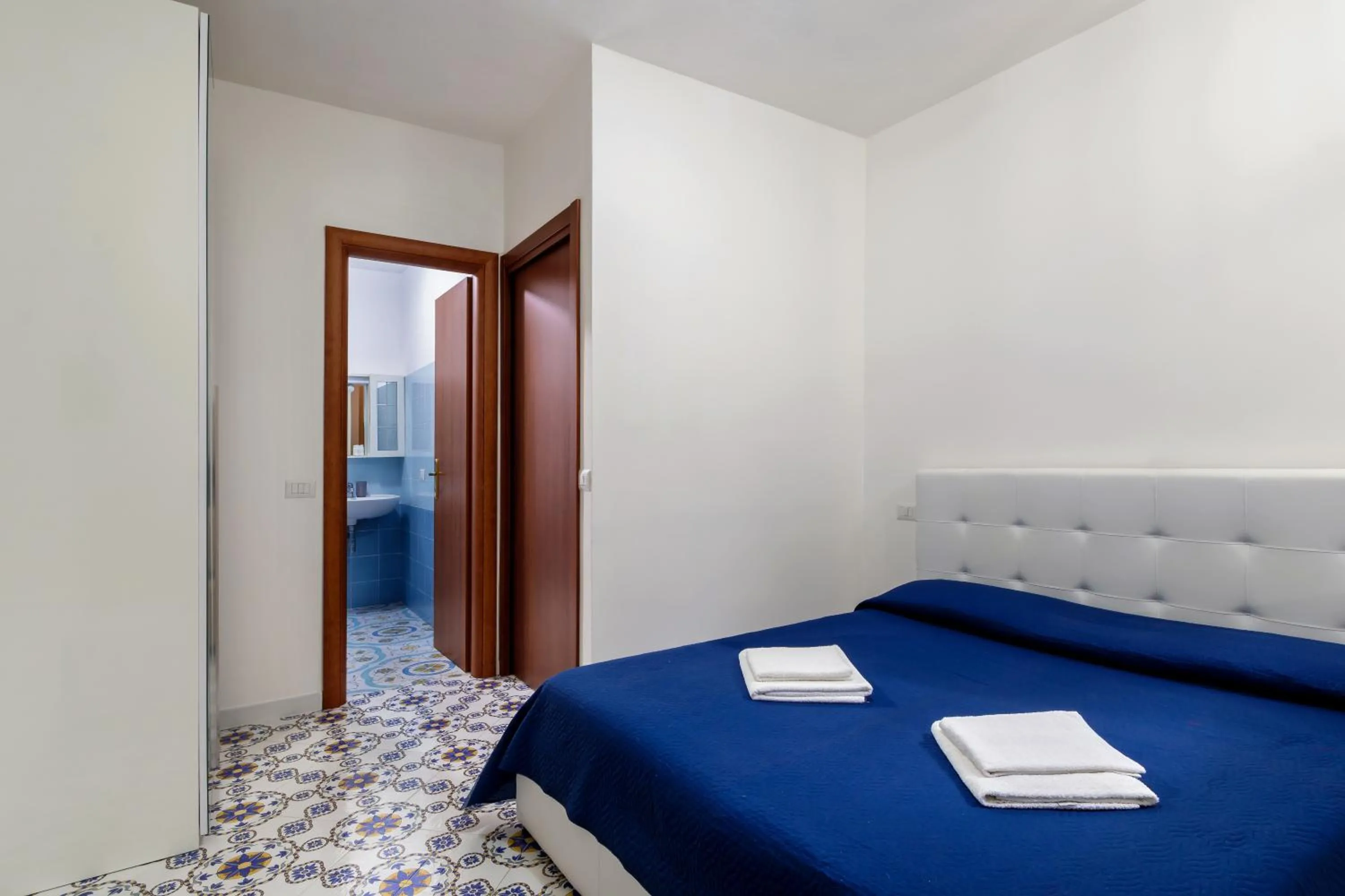 Bed in Belmare Residence on the beach