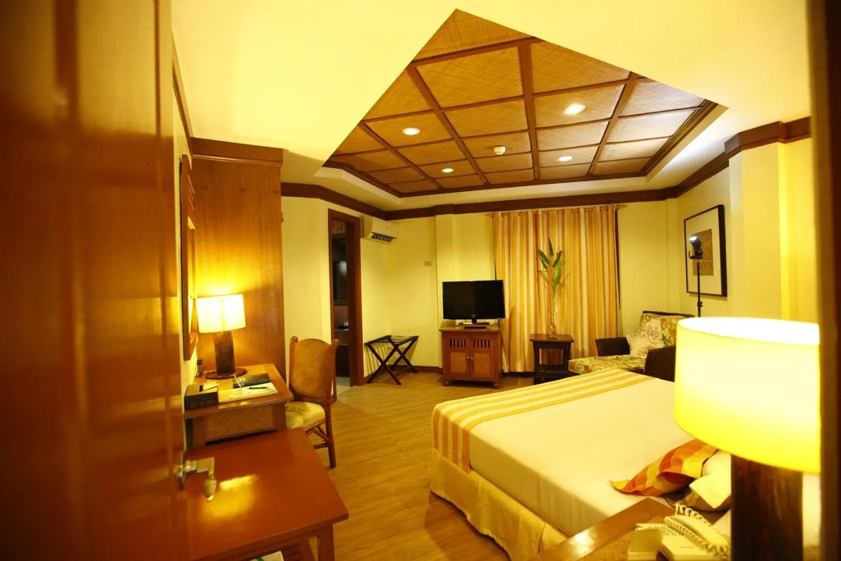 Bed in Boracay Tropics Resort Hotel