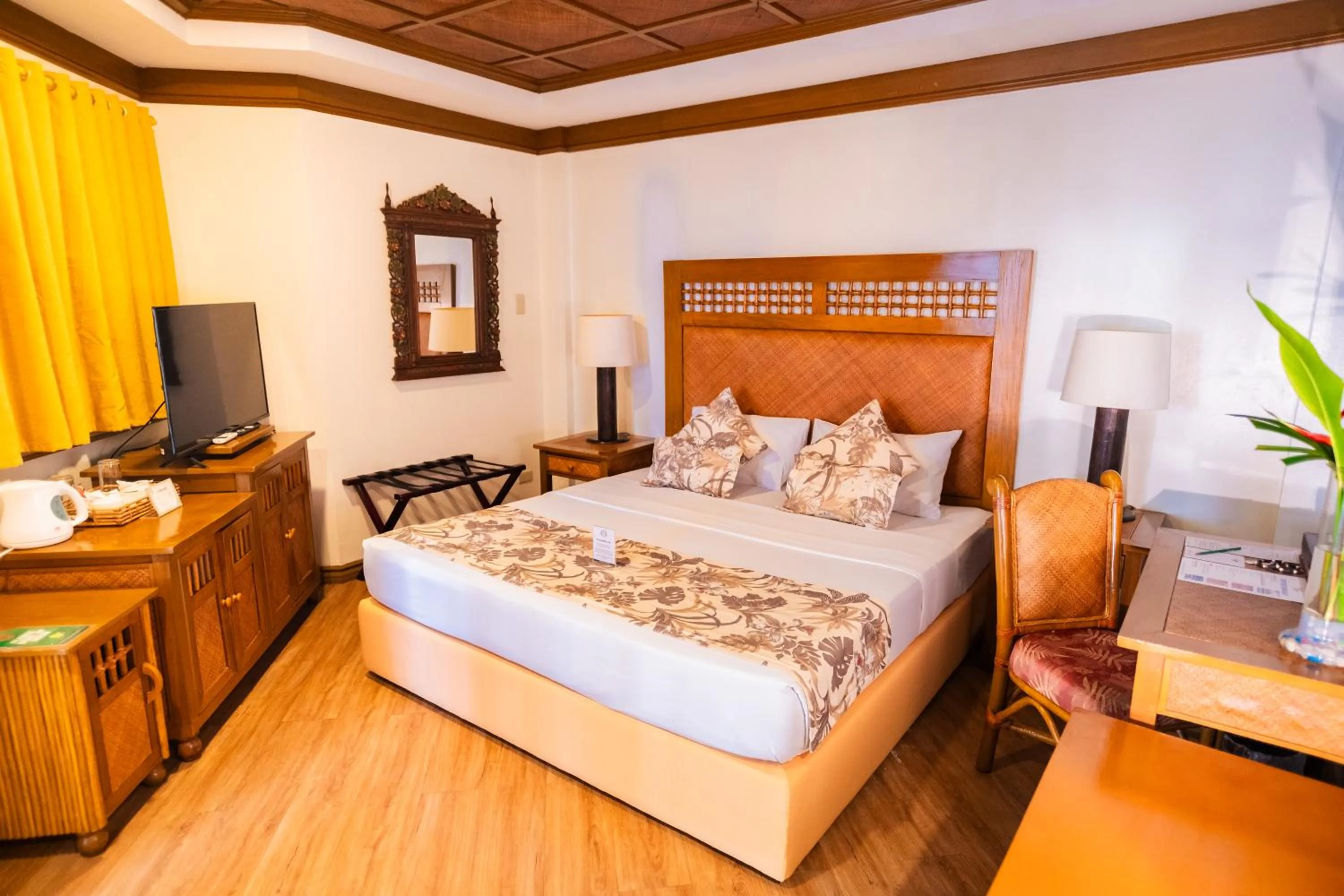 Bed in Boracay Tropics Resort Hotel