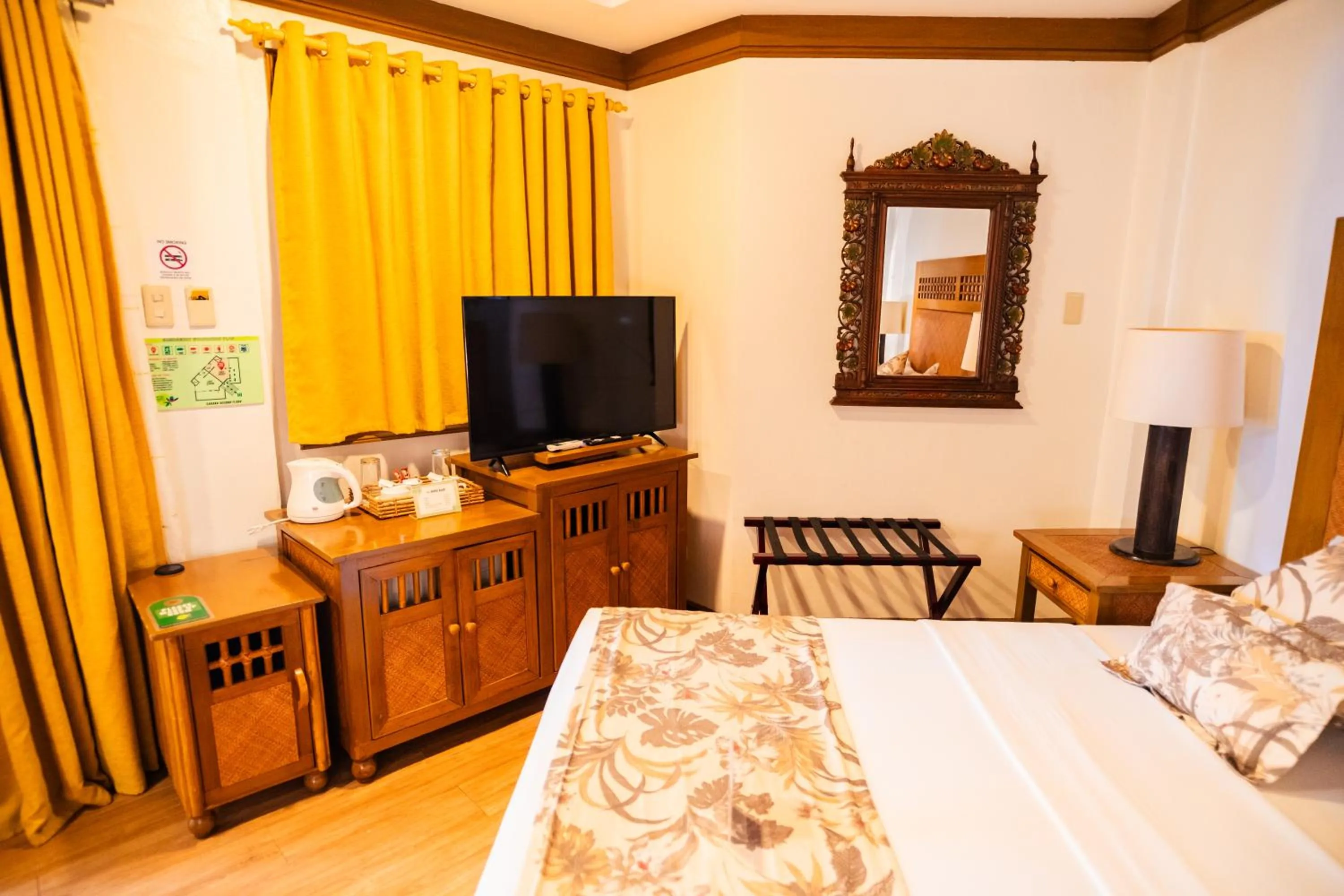 Bed in Boracay Tropics Resort Hotel