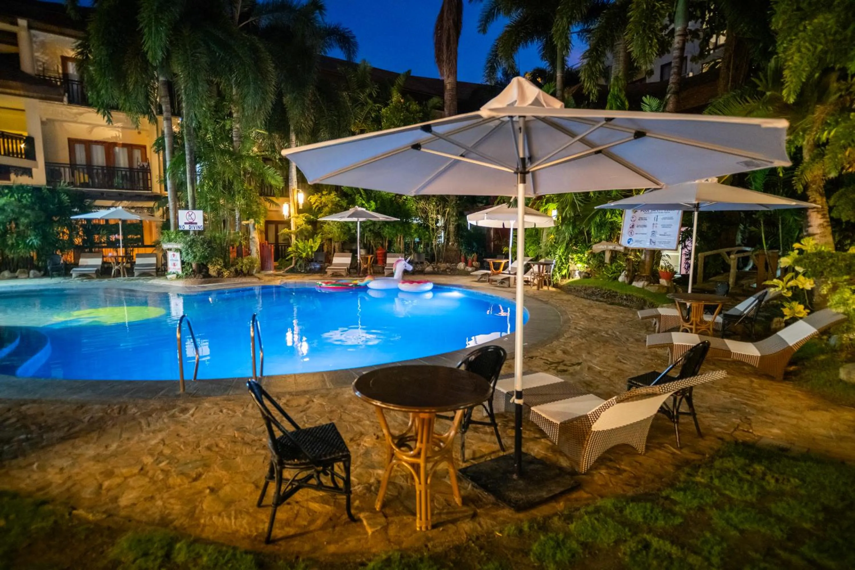 Night in Boracay Tropics Resort Hotel